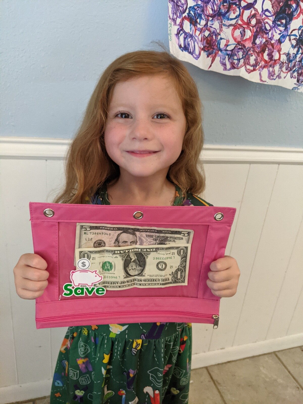 Money Management for Kids finance education envelope pouch save spend give