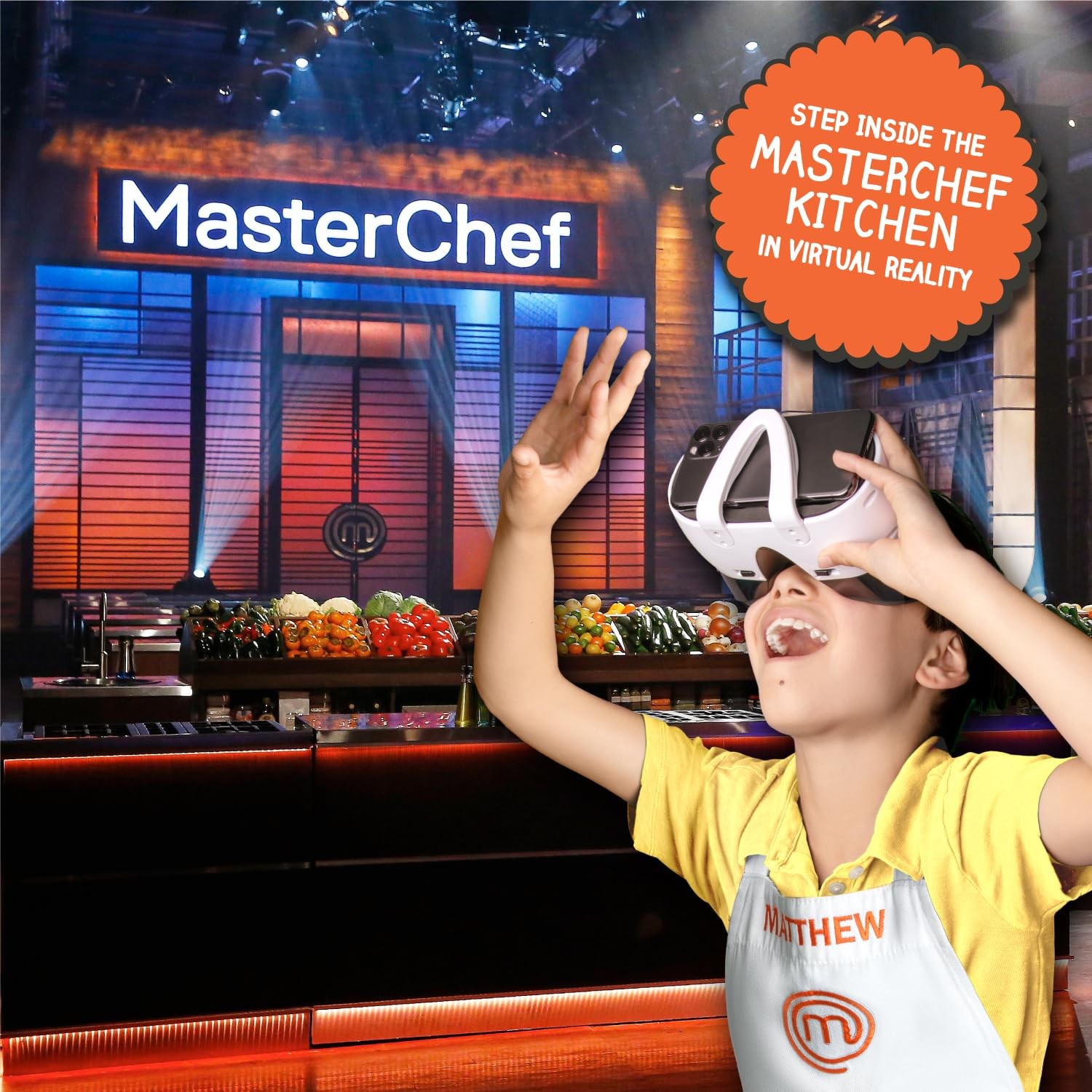 Abacus Brands VR MasterChef Junior Virtual Reality Kids Cooking Kit with 21