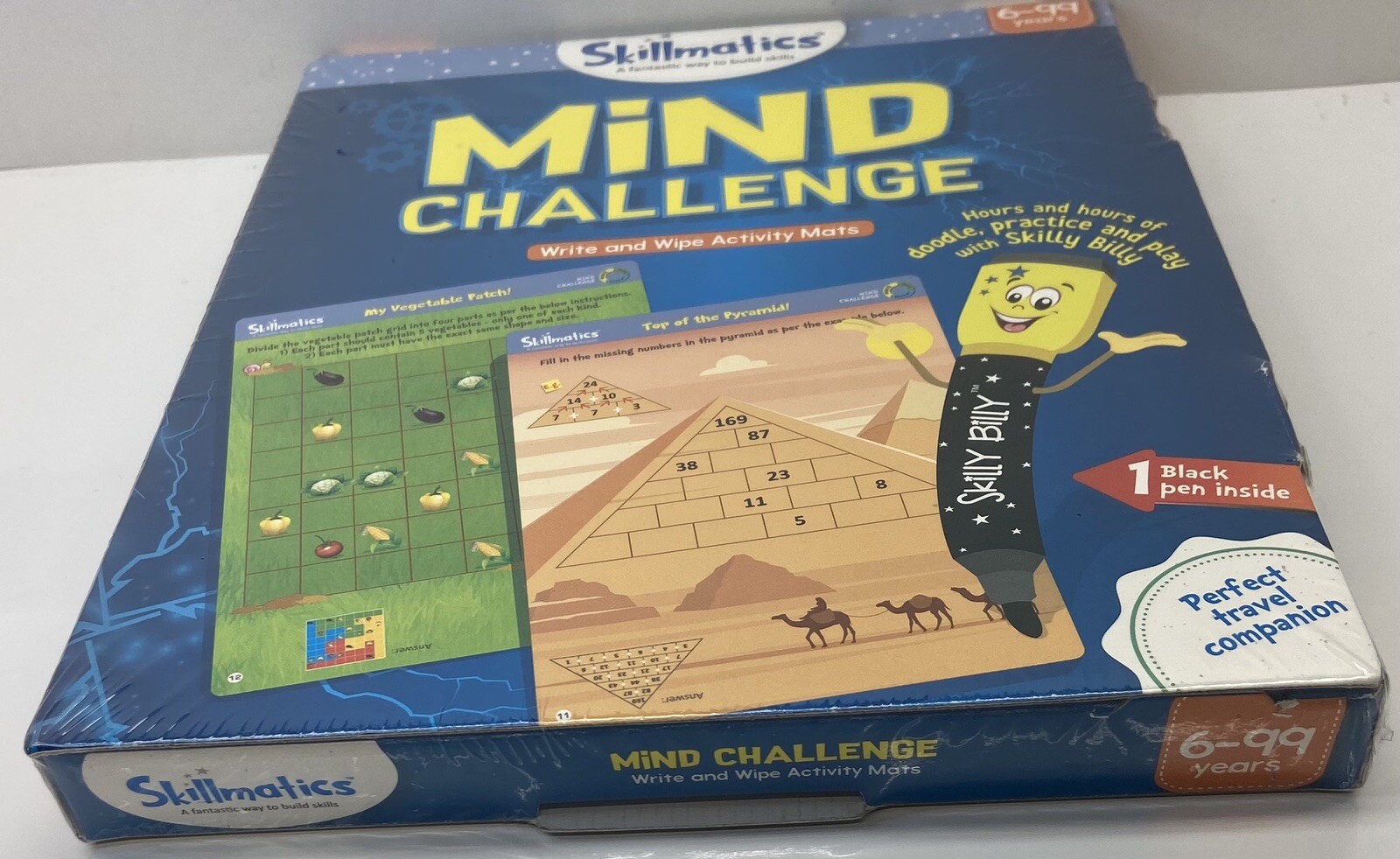 Skillmatics Educational Game: Mind Challenge (6-99 Years) | Erasable & Reusable