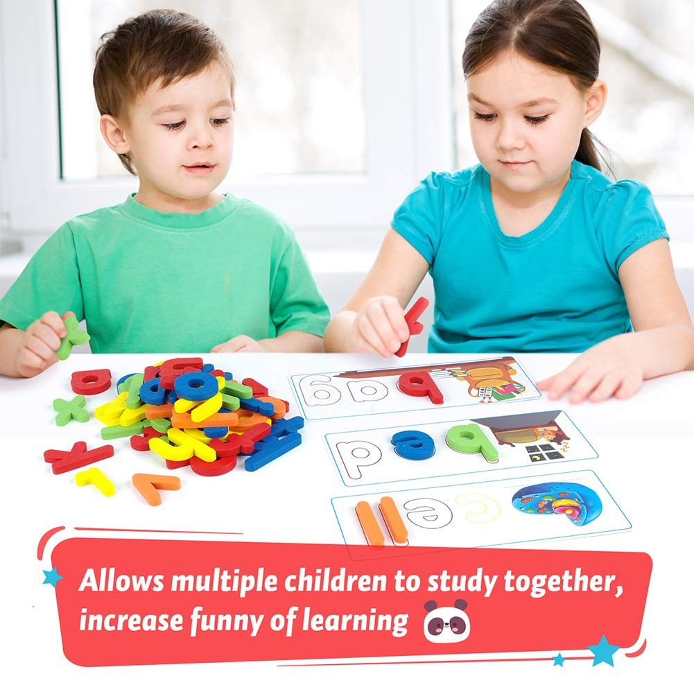 KMUYSL See & Spell Learning Educational Toys and Gift for 2 3 4 5 6 Years Old