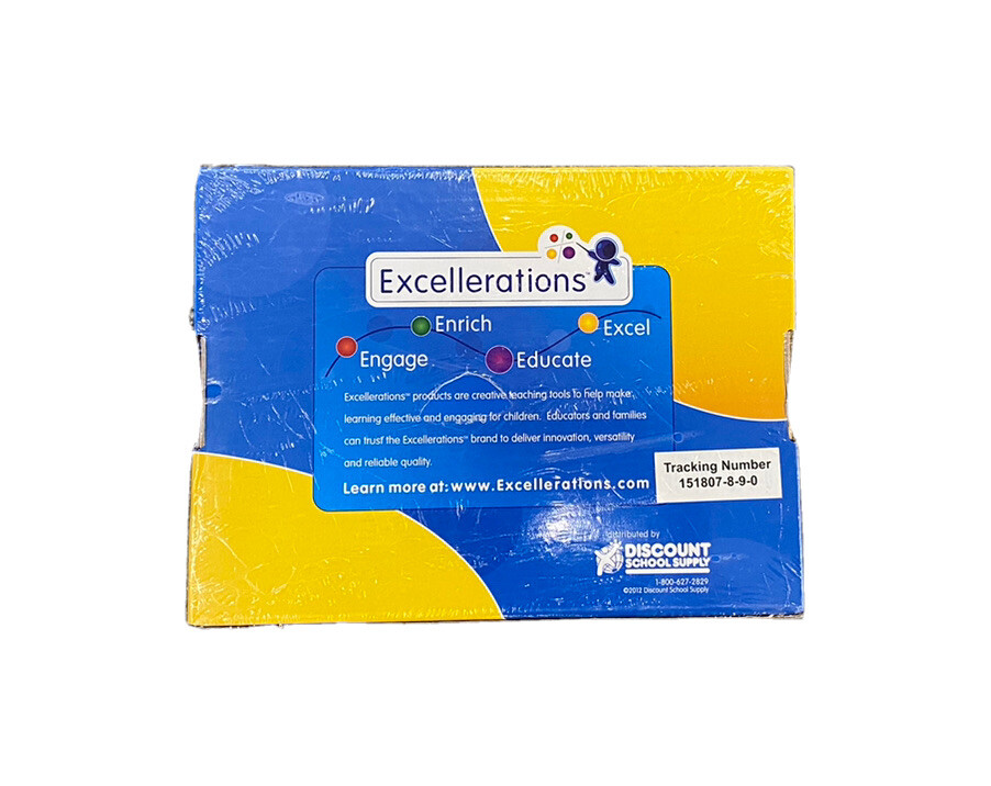 NEW Excellerations Button Bingo Colors/Shapes Homeschool Pre K to K Free Ship