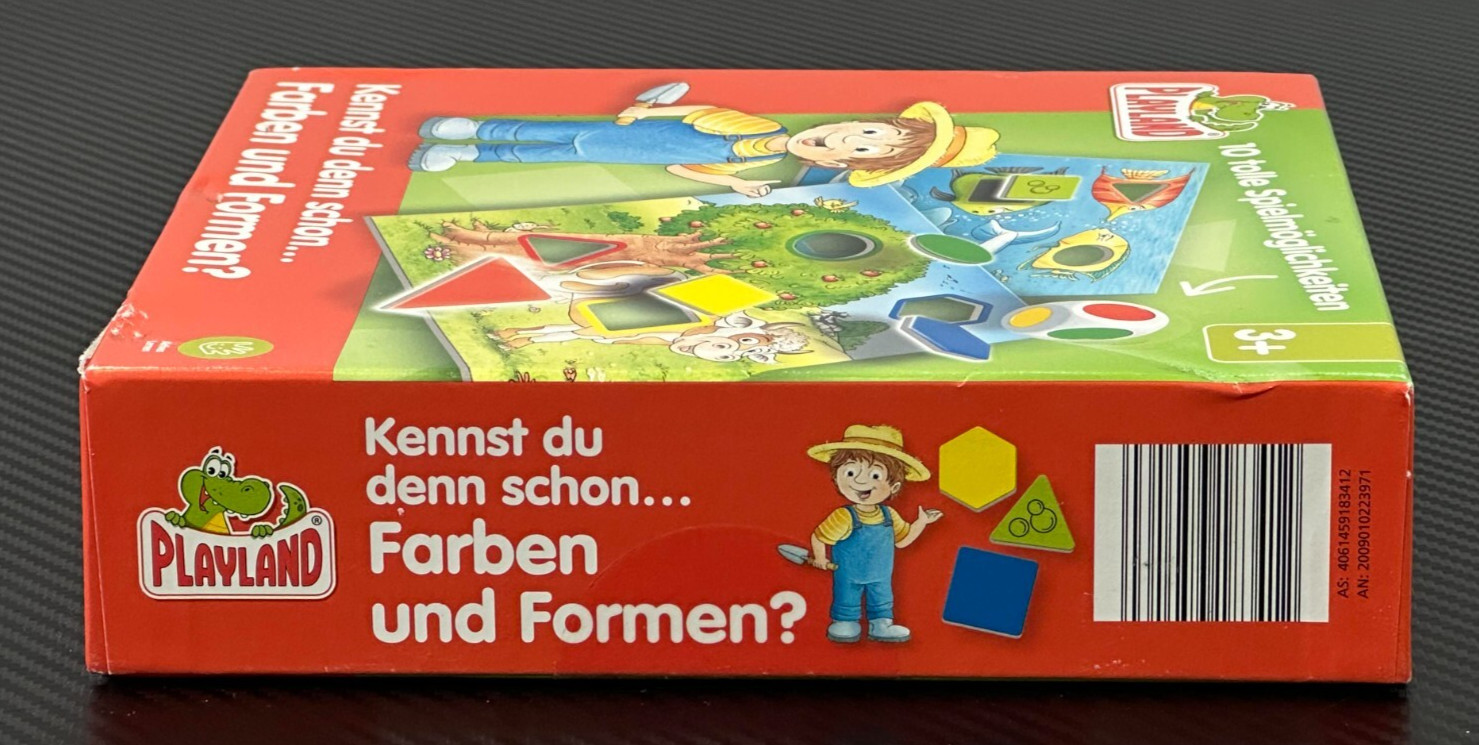 Playland Do You Already Know Colors & Shapes Playful Learning Toy (German)
