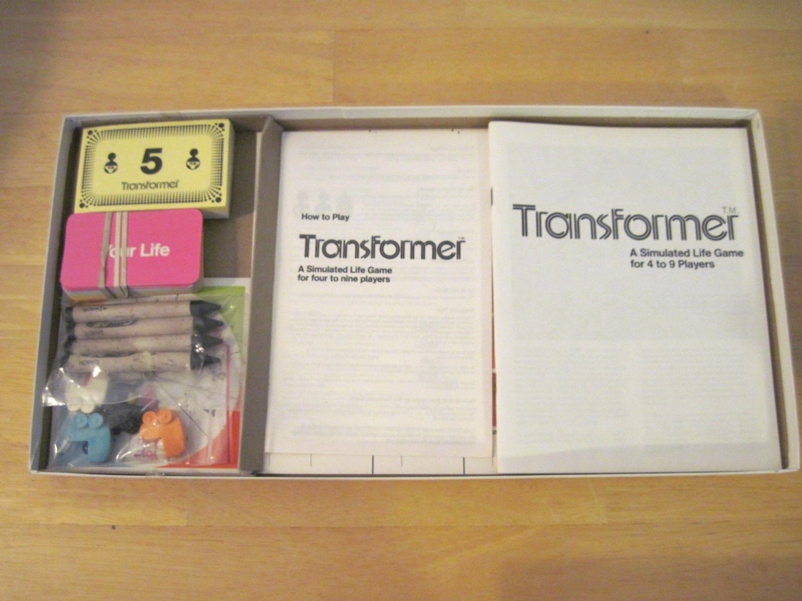 VINTAGE – TRANSFORMER – A SIMULATED LIFE GAME Never Played
