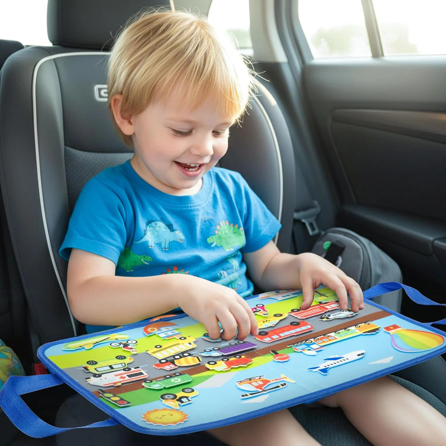 WATINC Travel Felt Board Story Set – 25PCS Portable Felt Board Educational Birth