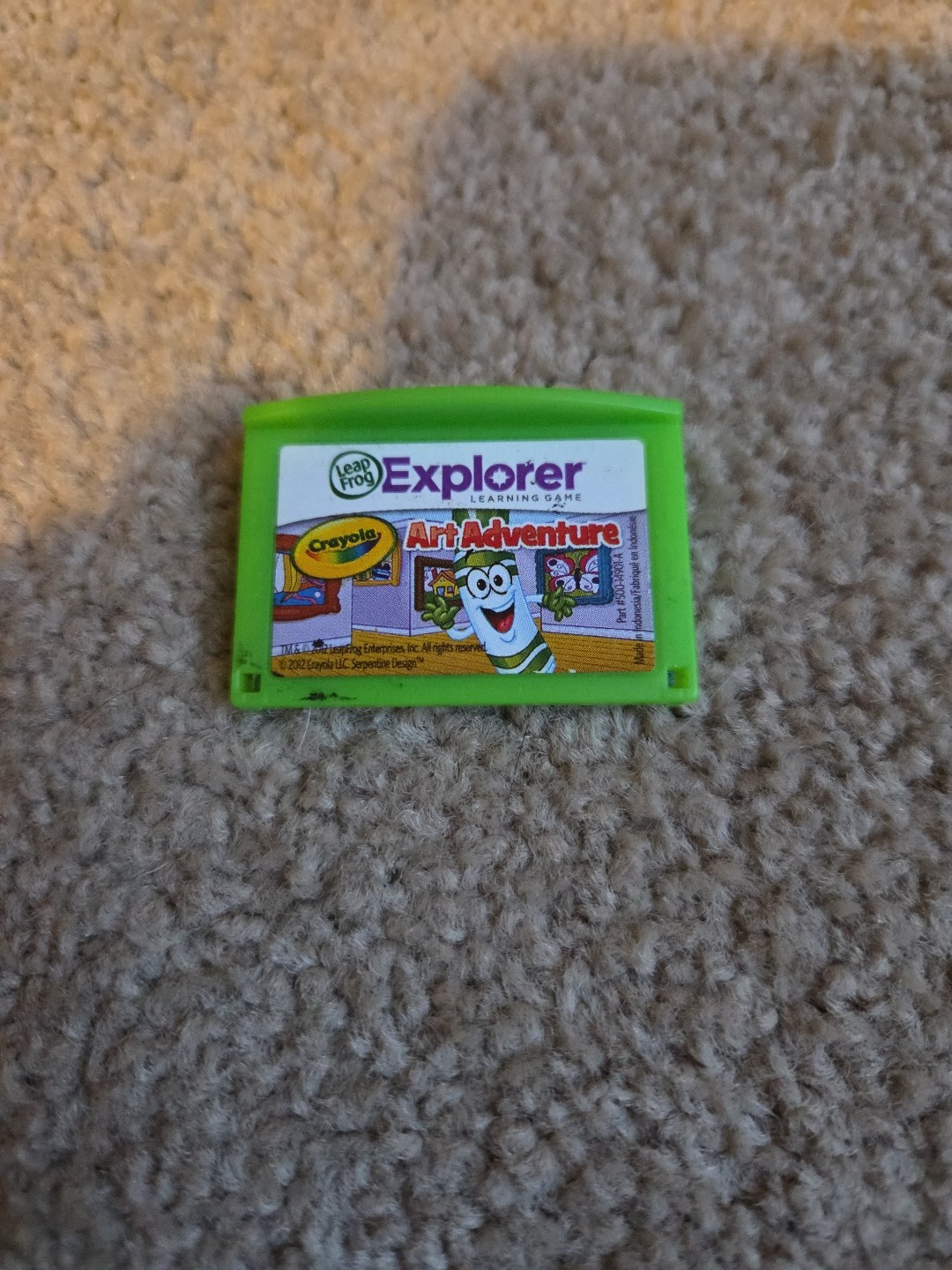 LeapFrog Leapster Explorer Crayola Art Adventure Cartridge