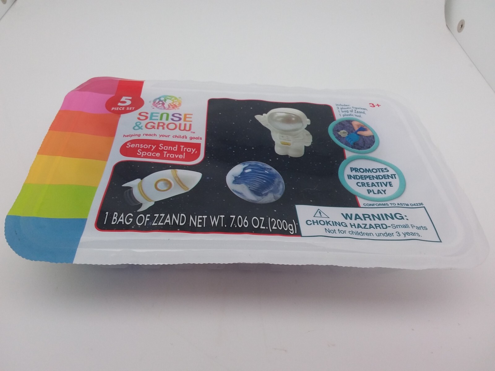 NEW Creative kids sense & grow SENSORY SAND TRAY SPACE TRAVEL 5 pc kit