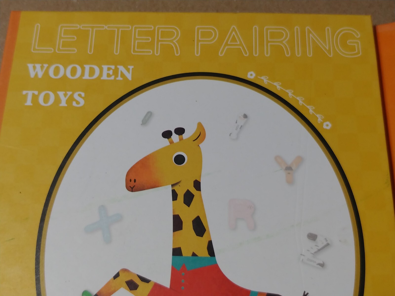 Montessori Toy Toddlers 3+ Magnetic Letters Alphabet Pairing Puzzle Book Gift