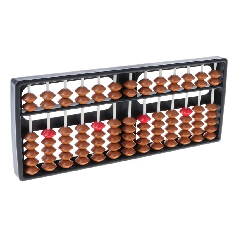 Abacus Arithmetic Soroban 13 Digits Kids Maths Calculating Tool