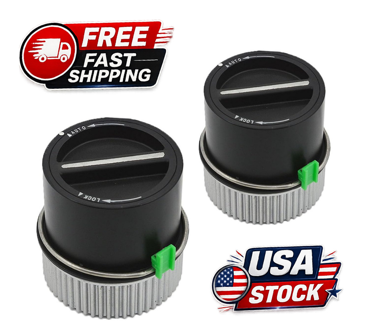 4WD Auto Locking Hub Pair Kits Replacement for 1999-2004 Ford F250 F350 F450 F55