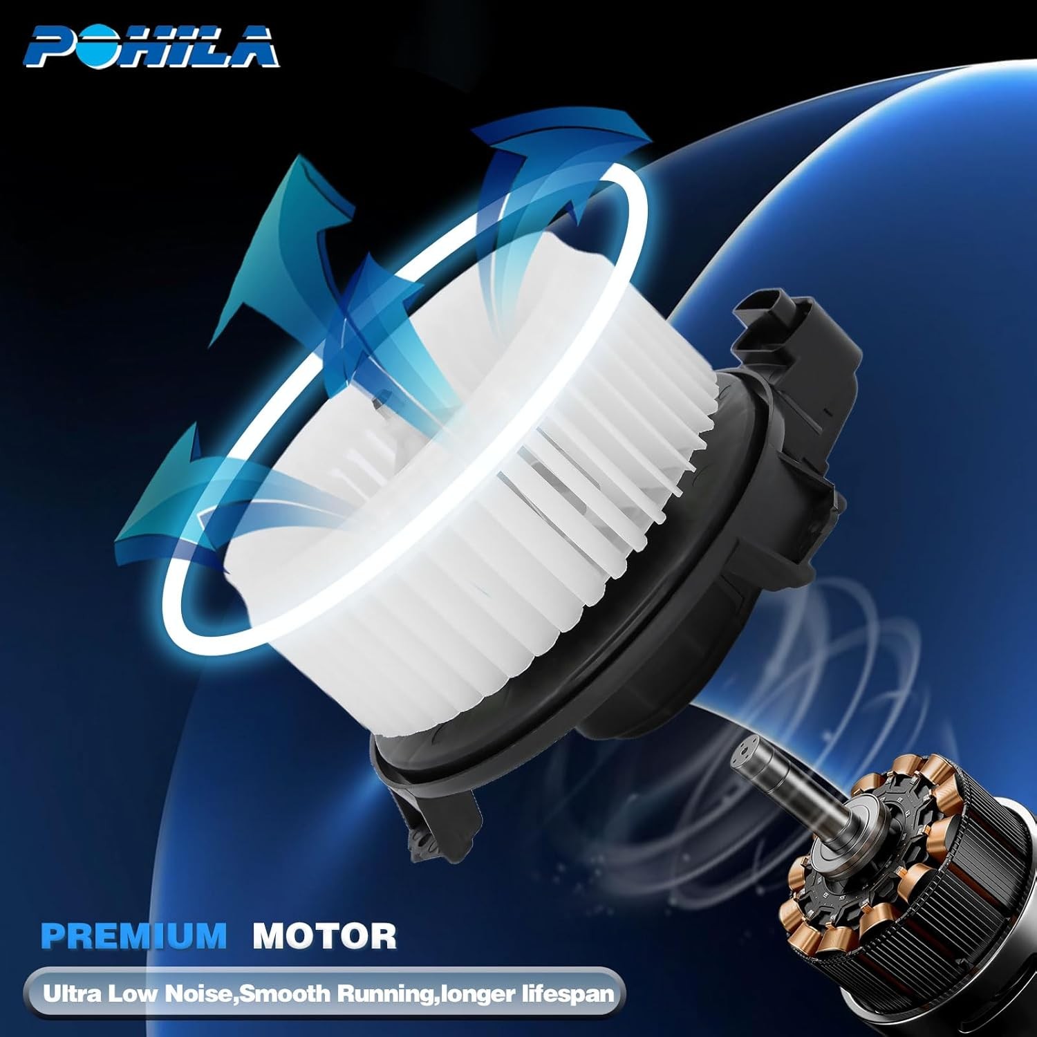 Blower Motor Front Toyota Tundra Camry 4Runner Highlander Venza