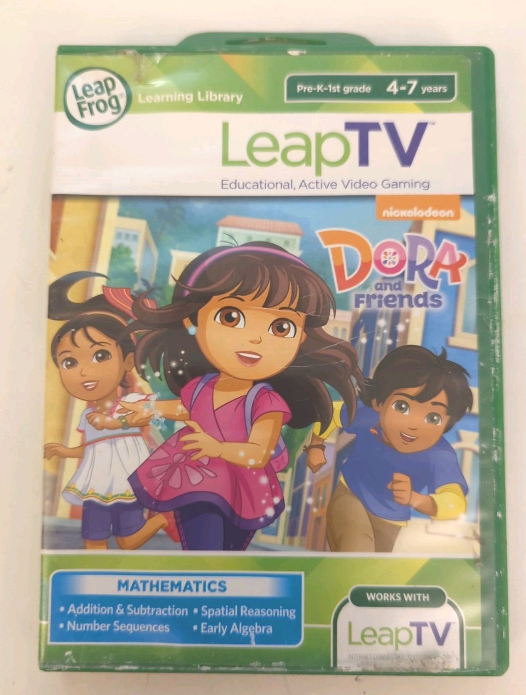Leap Frog Leap TV Dora and Friends Mathematics Reading Educational Active Game