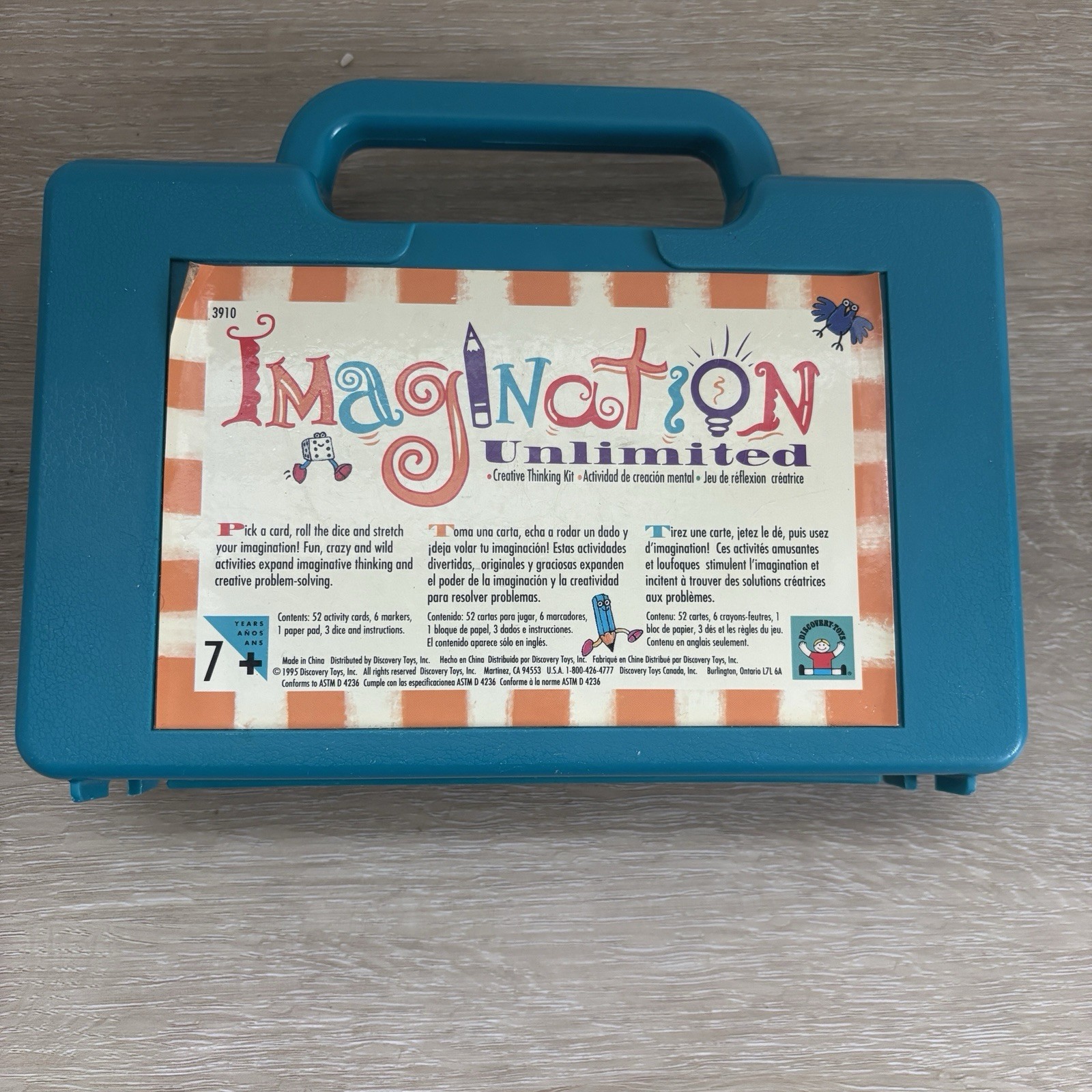 Discovery Toys Imagination Unlimited Creative Thinking Kit VTG 1995 Homeschool