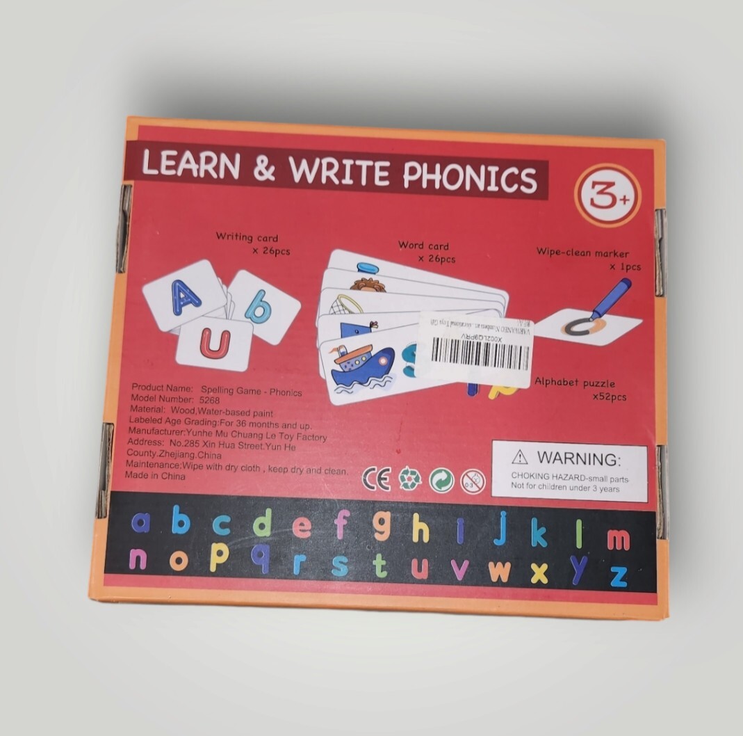 PHONICS Spelling Game LEARN & WRITE Ages 3+ Fun to Learn