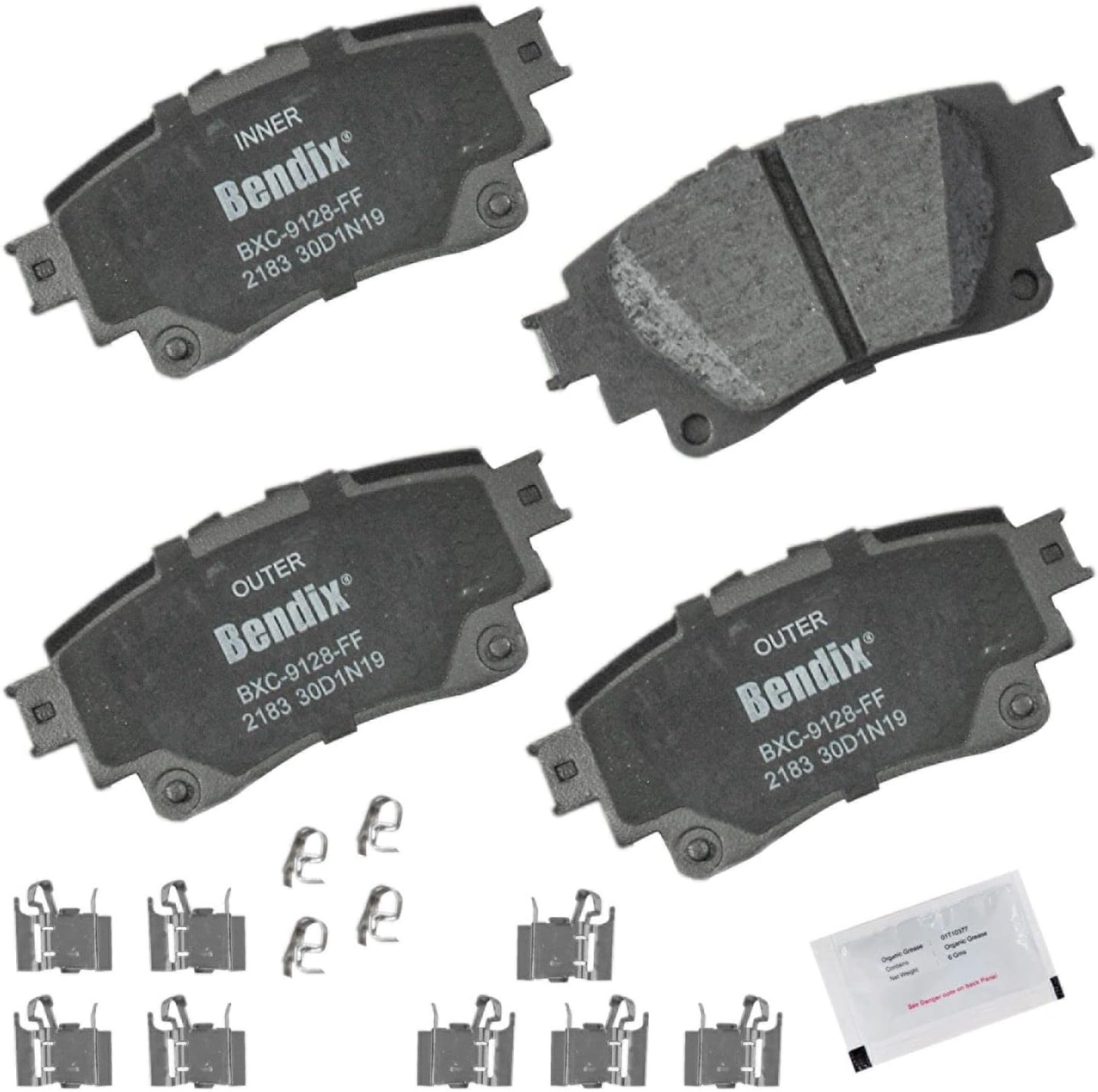 Bendix Priority 1 Ceramic Brake Pads For Lexus Toyota Vehicles 2024 2021
