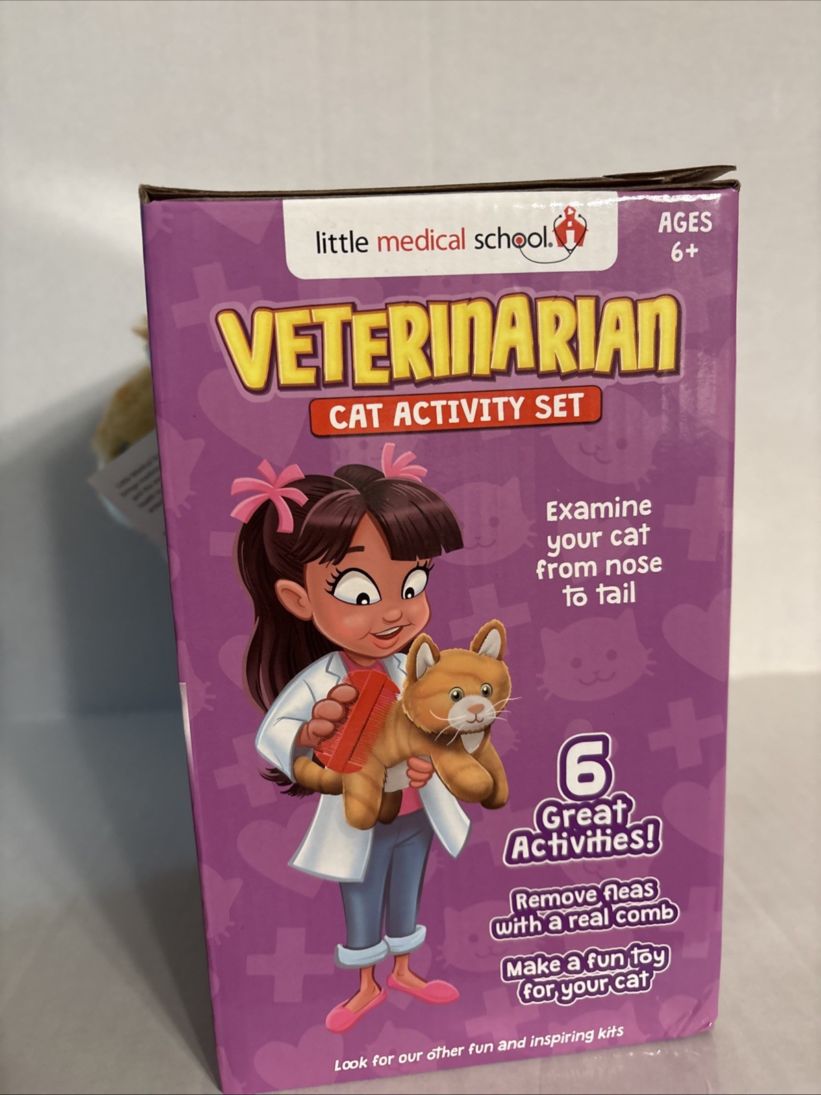 CAT Veterinarian Activity Set With Cat Plush BRAND NEW Kitten Kitty