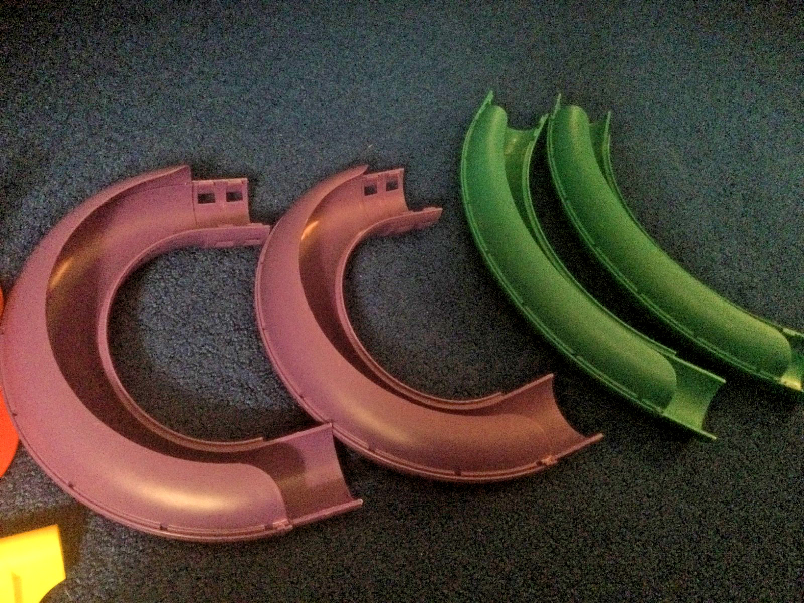 Stem Toy/LakeShore Educ.Suspension Marble Run,Ball/Car Track 17Lg.Pcs See video
