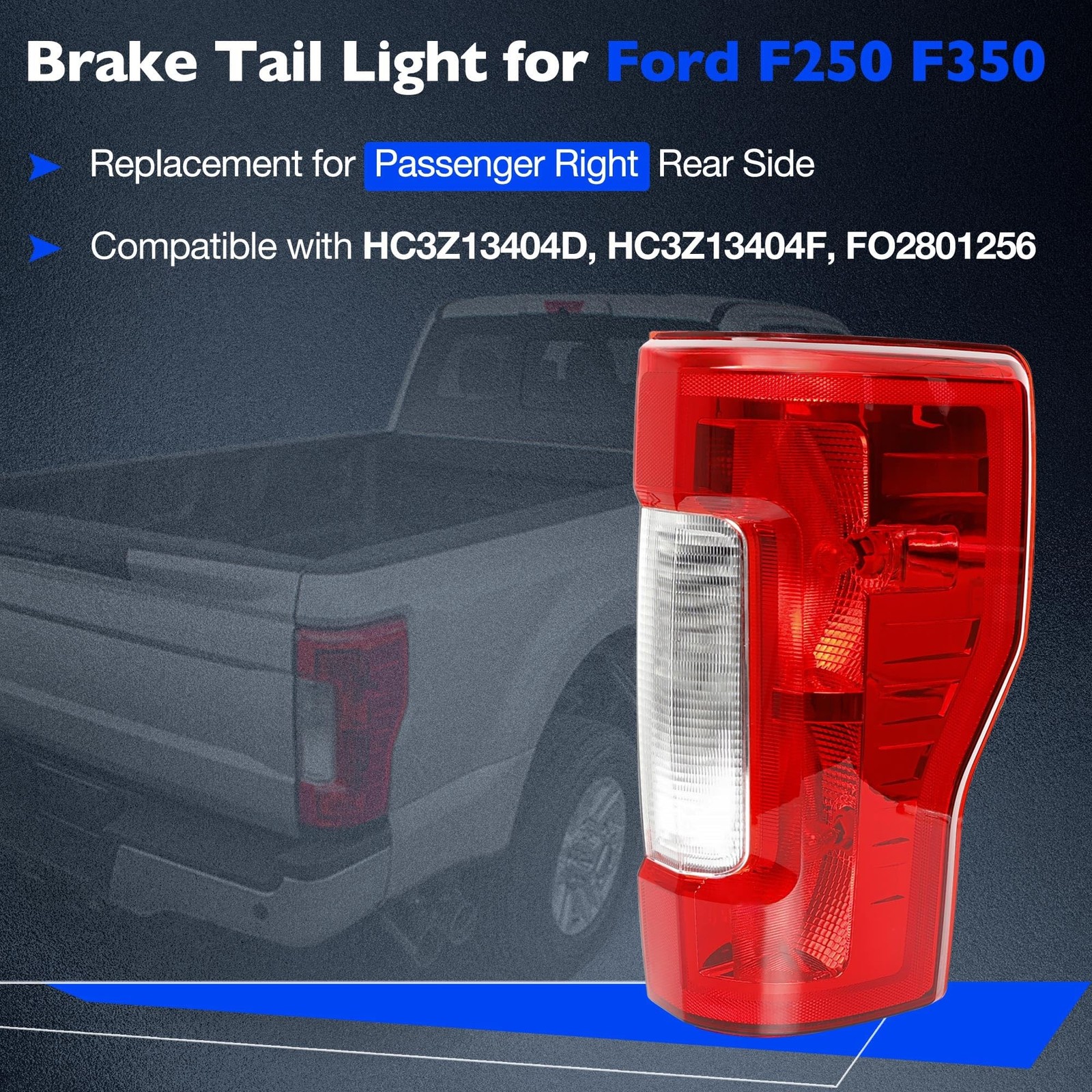 Tail Light Assembly Compatible With 2017 2018 2019 Ford F250 F350 Super Duty …