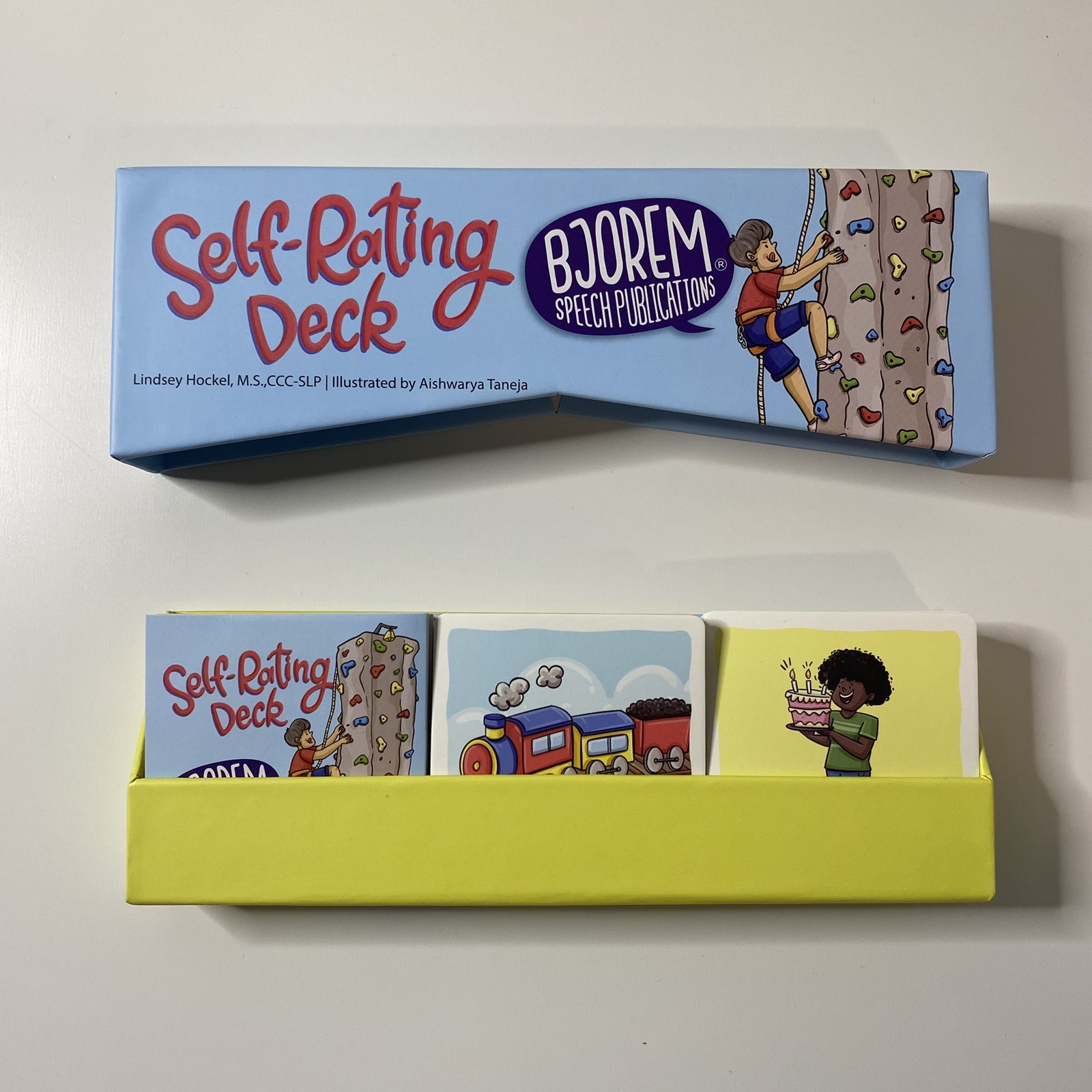Bjorem Self-Rating Deck Speech Therapy Cards – Brand New, Opened for Photos