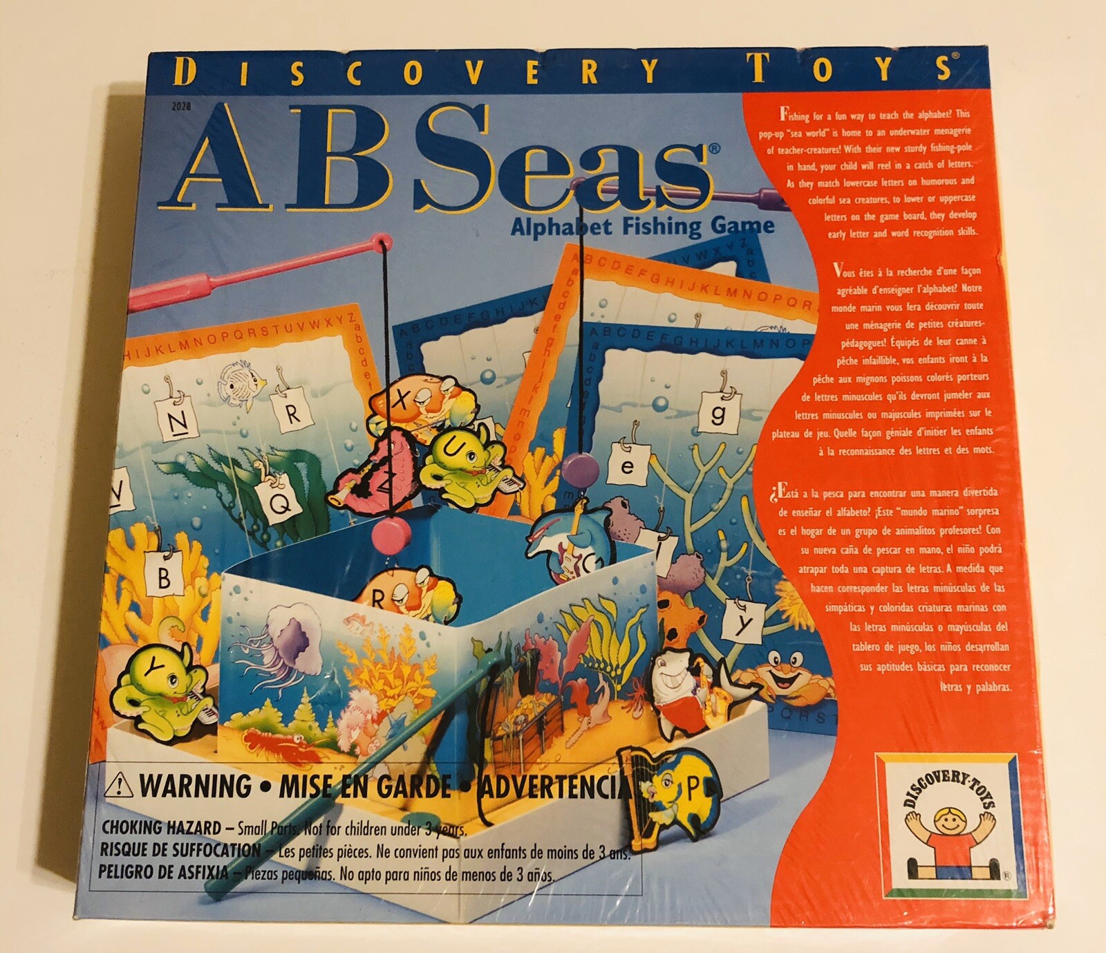 Discovery Toys ( ABC ) AB Seas Alphabet Fishing Game Educational