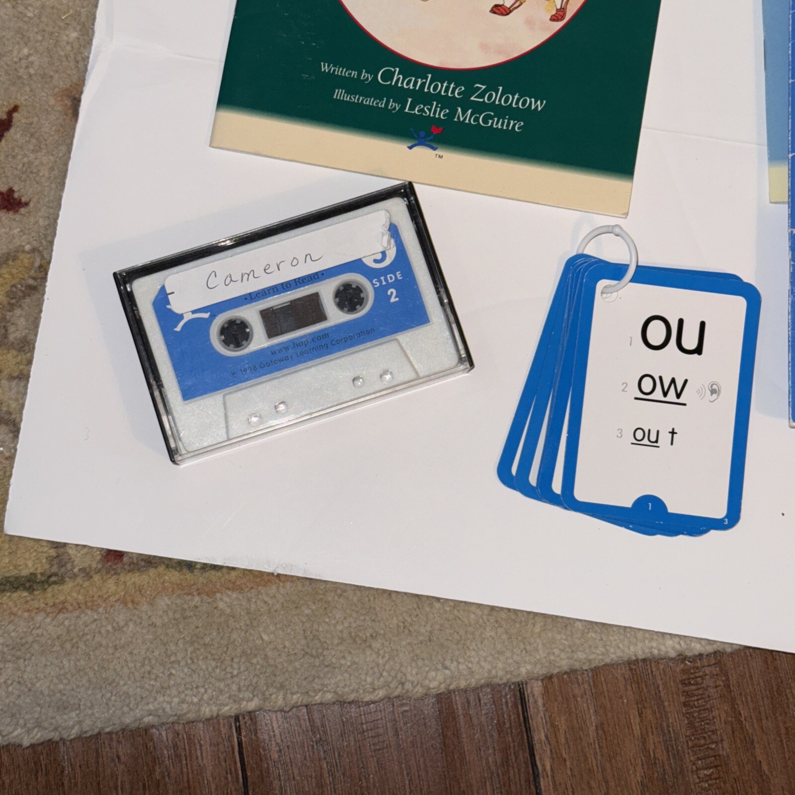 Hooked on Phonics Learn to Read Level 5 Complete Audio Cassette Workbook Cards