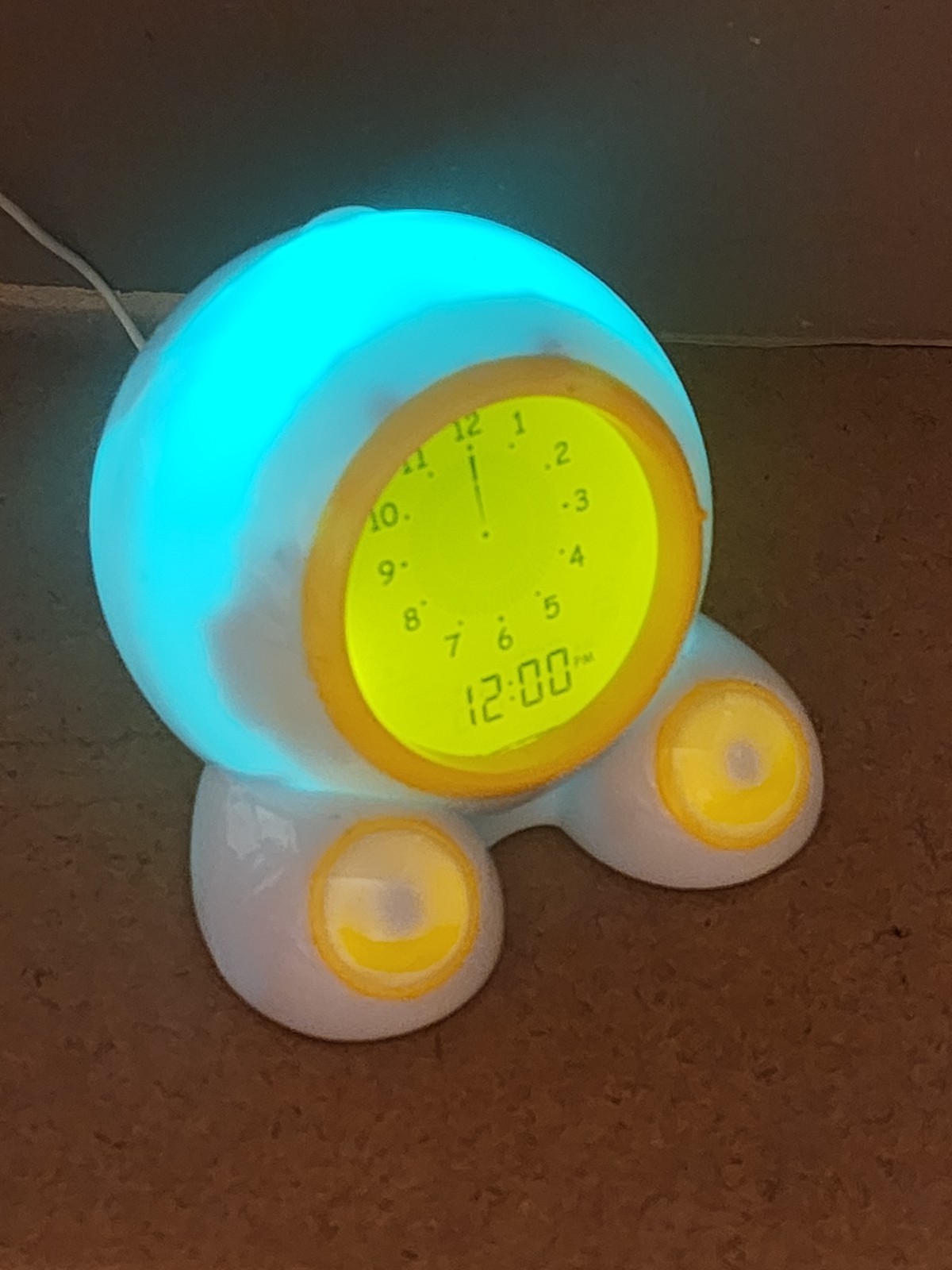 Onaroo Teach Me Time Talking Alarm Clock & Night-Light – with USB Power Cable