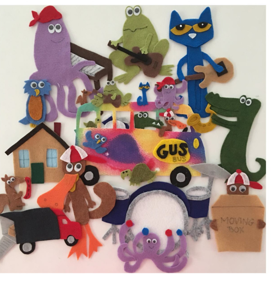 Pete the Cat and the New Guy Felt Board Story Set