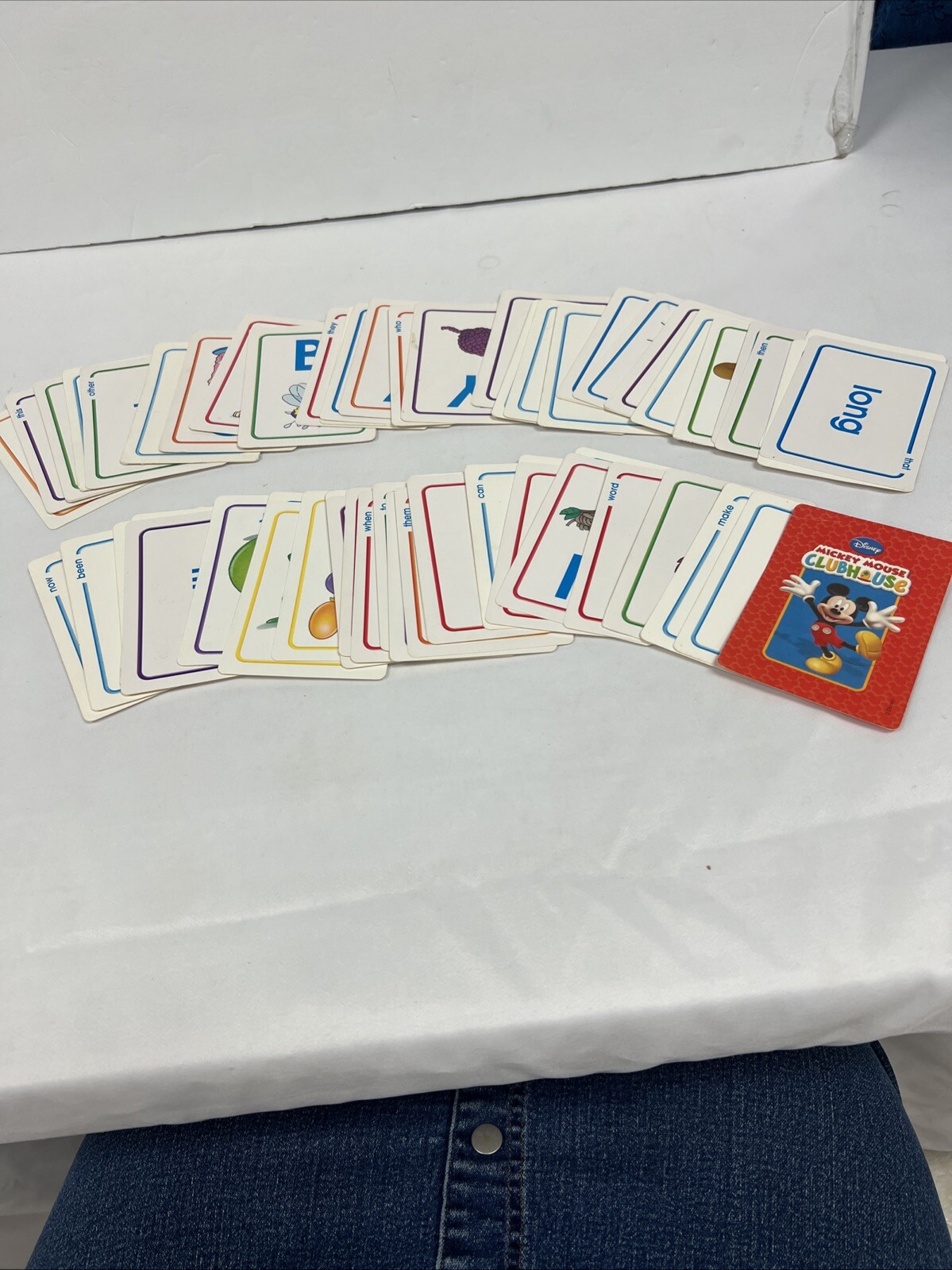 Disney Junior Mickey Mouse Clubhouse Shapes & Colors Learning Game 62 Cards