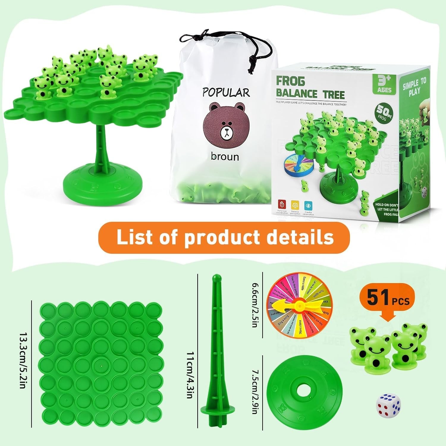 Frog Balance Game Toys,Balance Game Tree Two-Player Parent-Child Interactive …