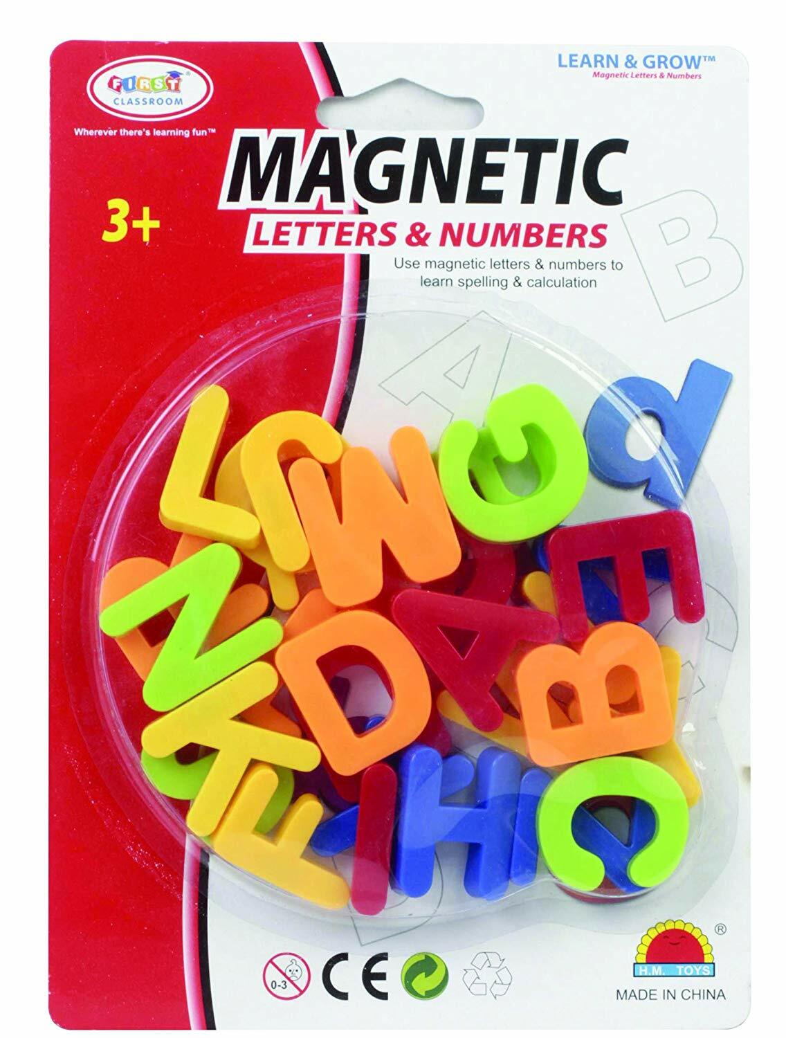 (3cm ) – First Classroom Magnetic Capital Fancy Letters in a Blister Card, 3cm