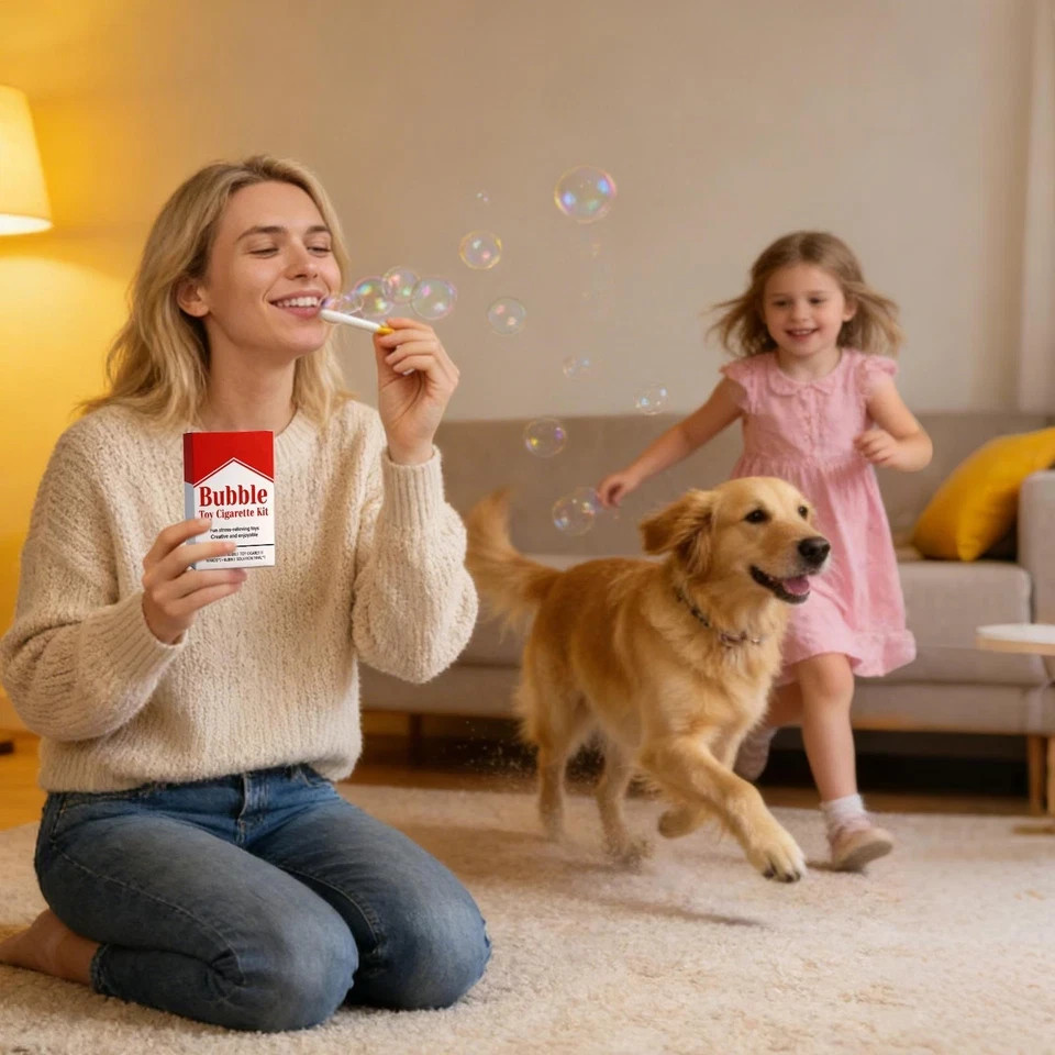 Bubble Toy Cigarette, Stress Relief Toy Fake Bubbles Smoke Cigarettes