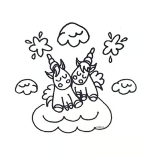 Art Wizard Coloring Pages- Unicorn and Friends- 12 Pages-Digital- PRINTING REQ’D
