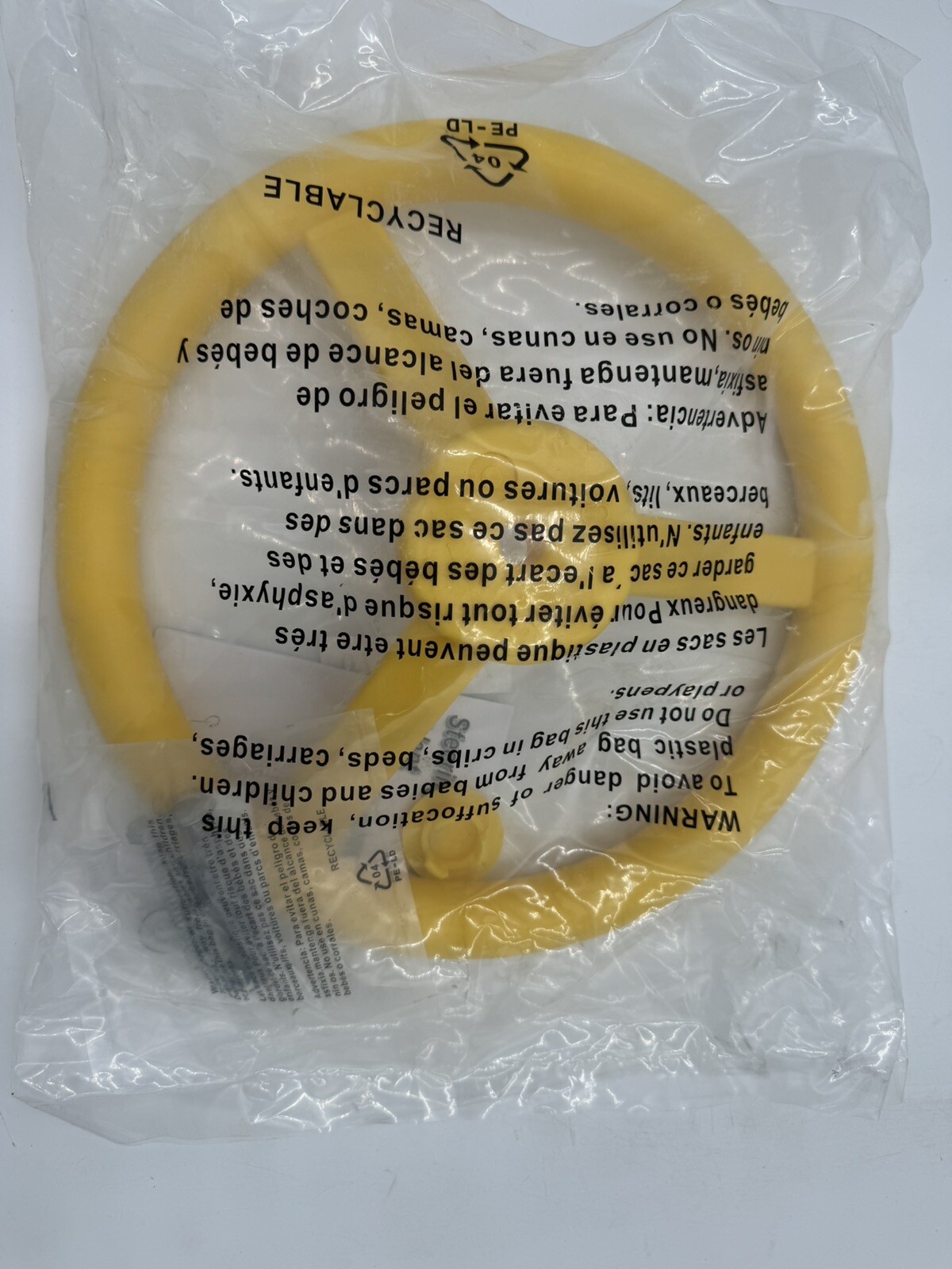 Gorilla Playsets 07-0004-Y Yellow 3 Spoke Steering Wheel w/Mounting Hardware