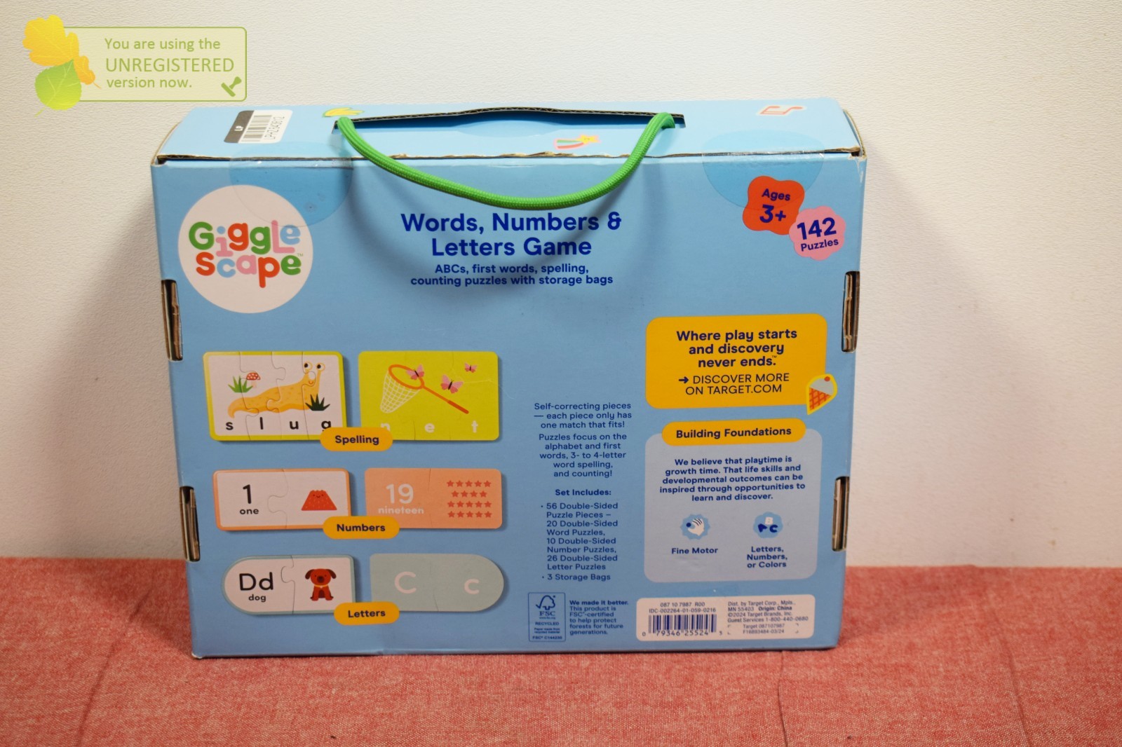 Gigglescape Words, Numbers & Letters Game