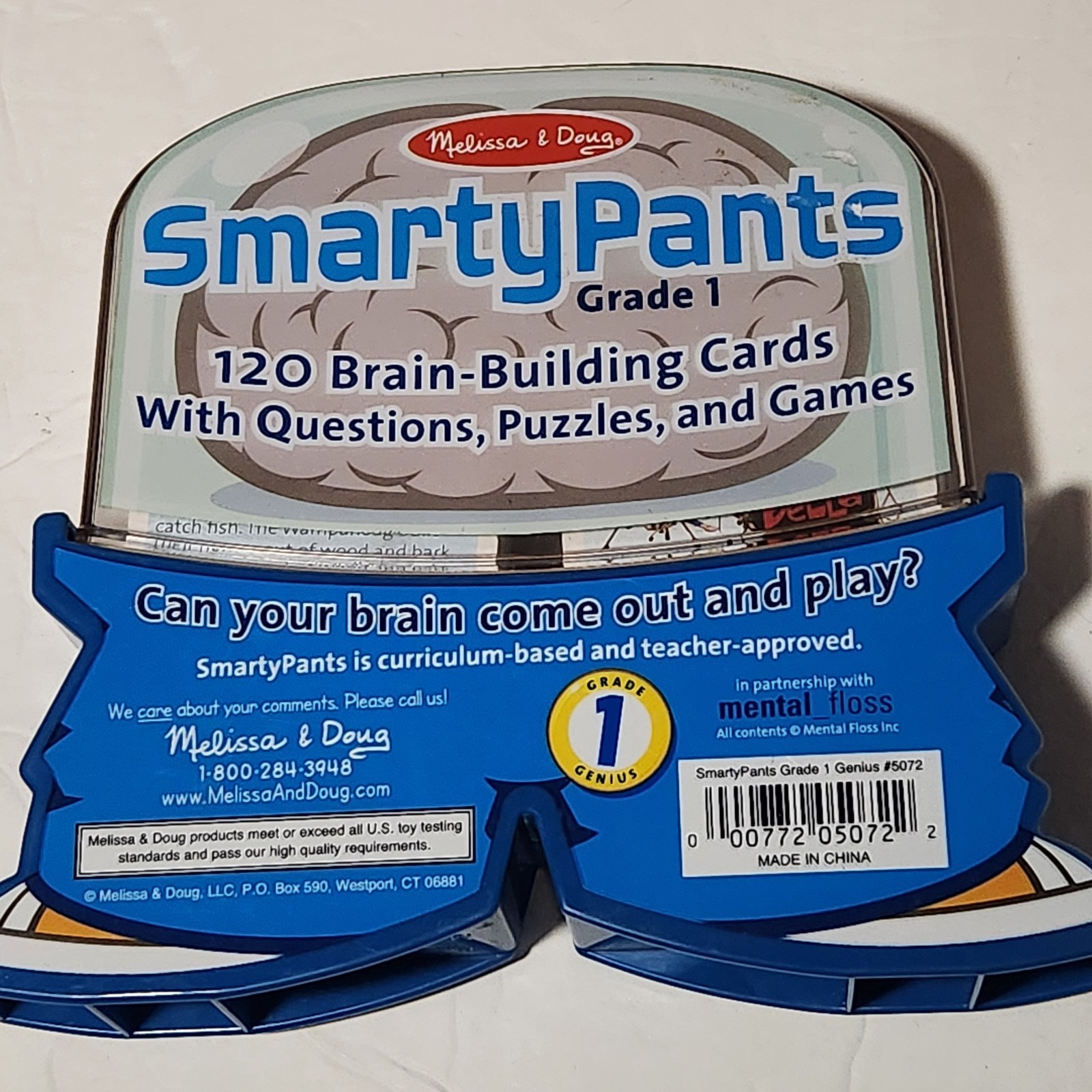 Melissa & Doug SMARTY PANTS 120 Brain Building Cards Grade 1 – NOS