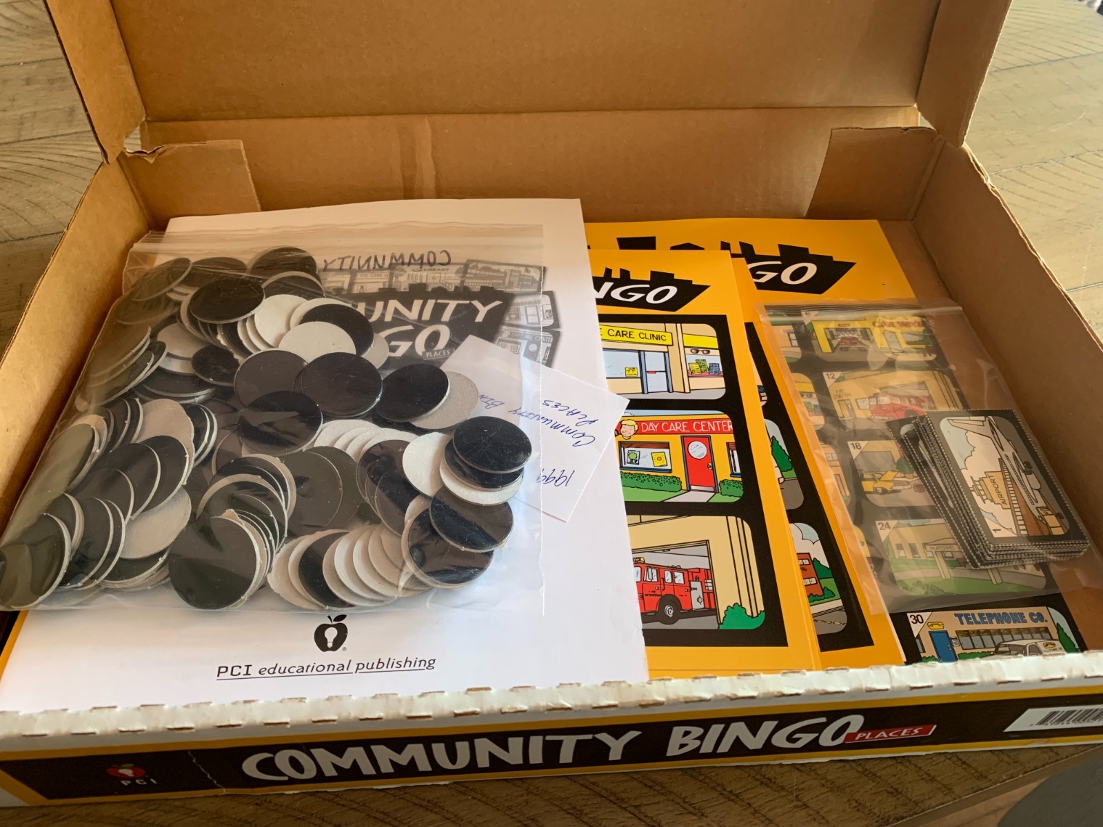 Rare PCI Education Community Bingo Places Game by Janie Haugen | Special Ed