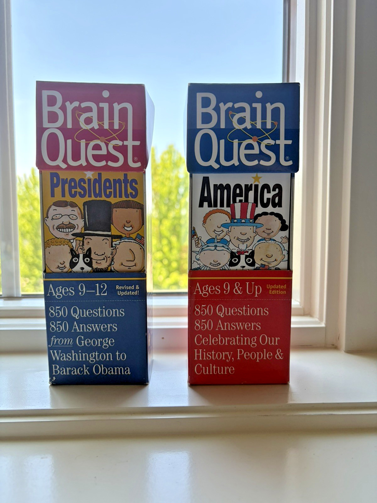 Brain Quest Quiz Cards America Pack! 1650 Questions for Ages 9+