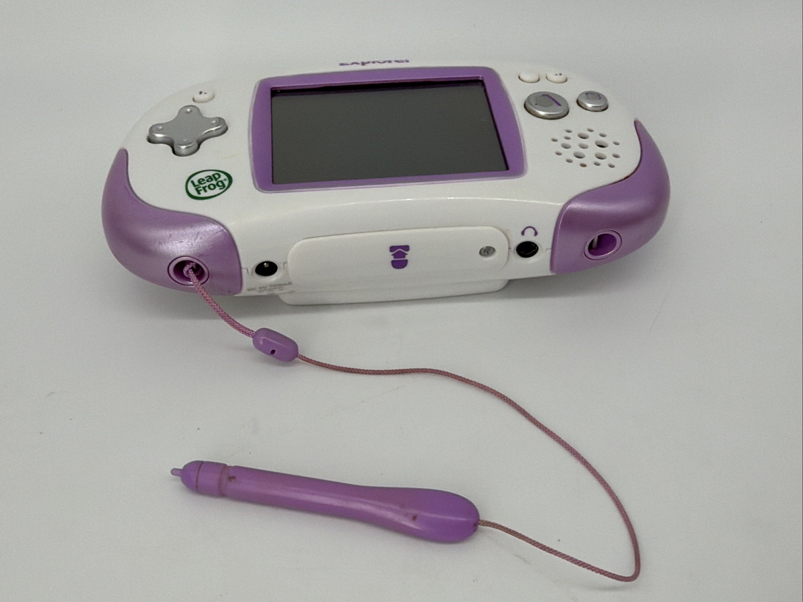 Leapfrog Leapster Explorer Purple Learning Handheld System & 1 Game iSpy TESTED