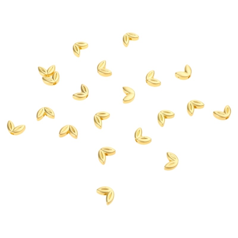 20Pcs Double Hole Spacer Beads for Crafting Unique Jewelry Earring Accessories