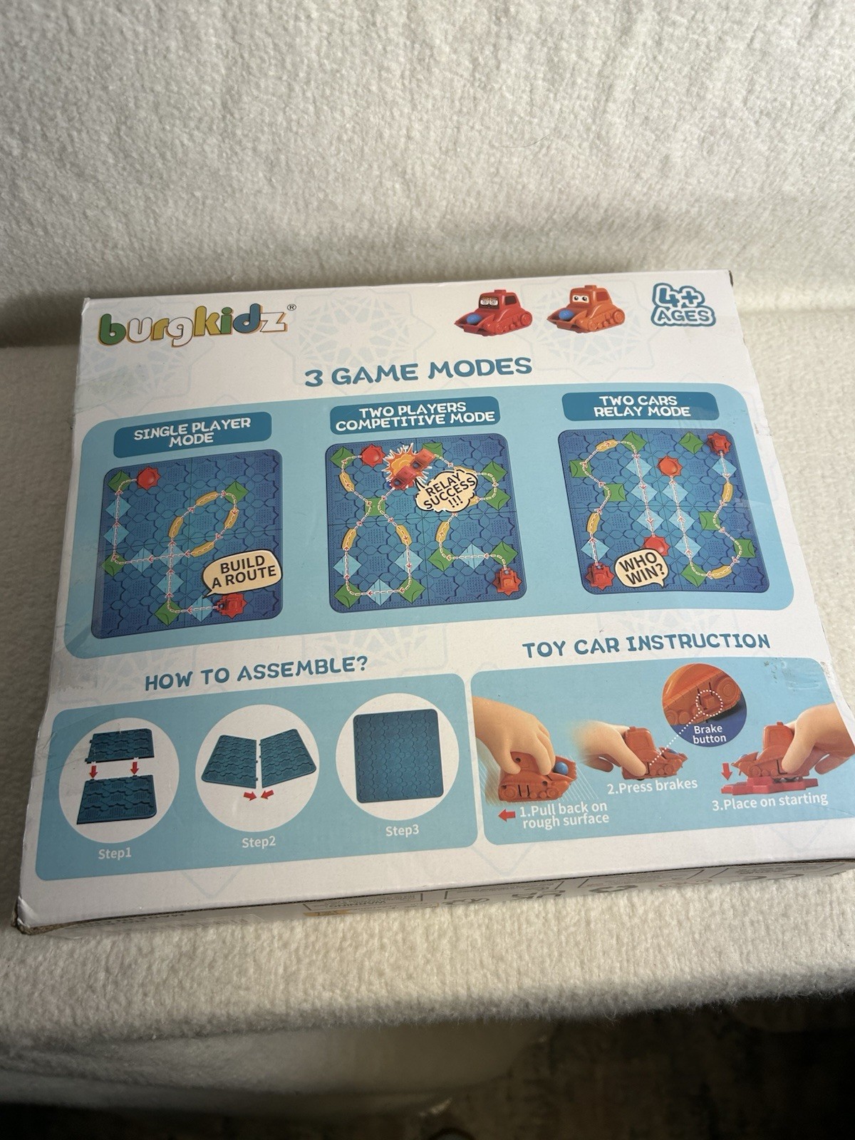 BURGKIDZ Logical Road Builder Games STEM Board Game Large Educational READ