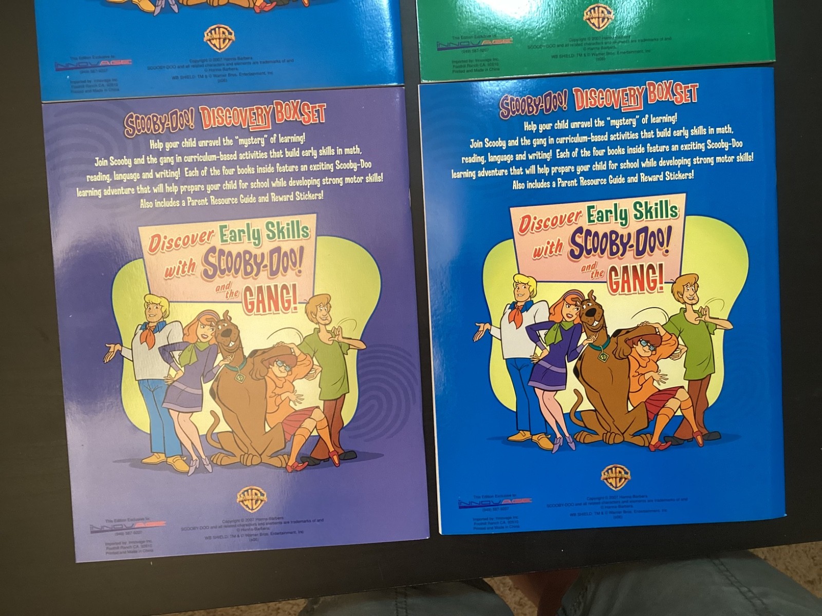 Scooby-Doo Discover Kit: 4 Books, Crayons, Games, Matching, Shapes Colors Words