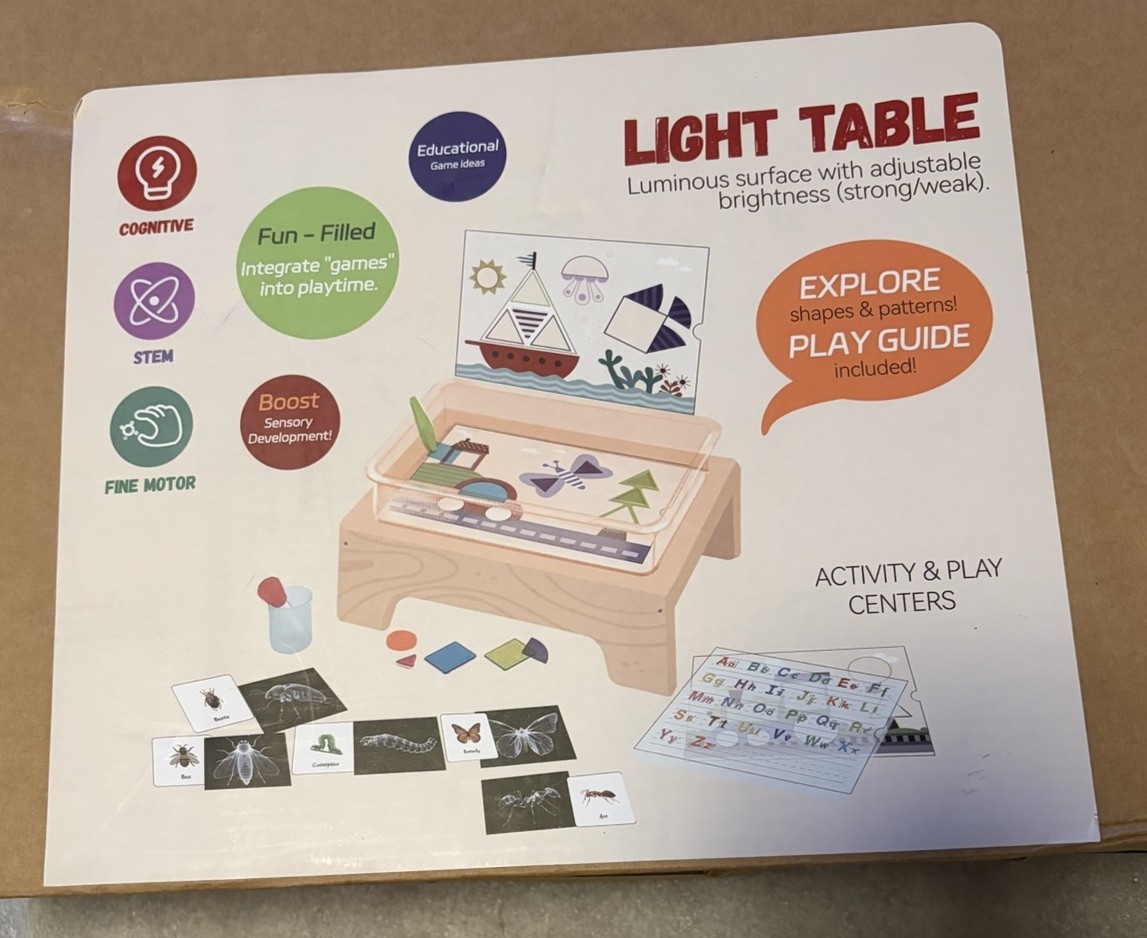 Light Table LuminousSurface W/ Adjustable Brightness/Learning Center/Educational