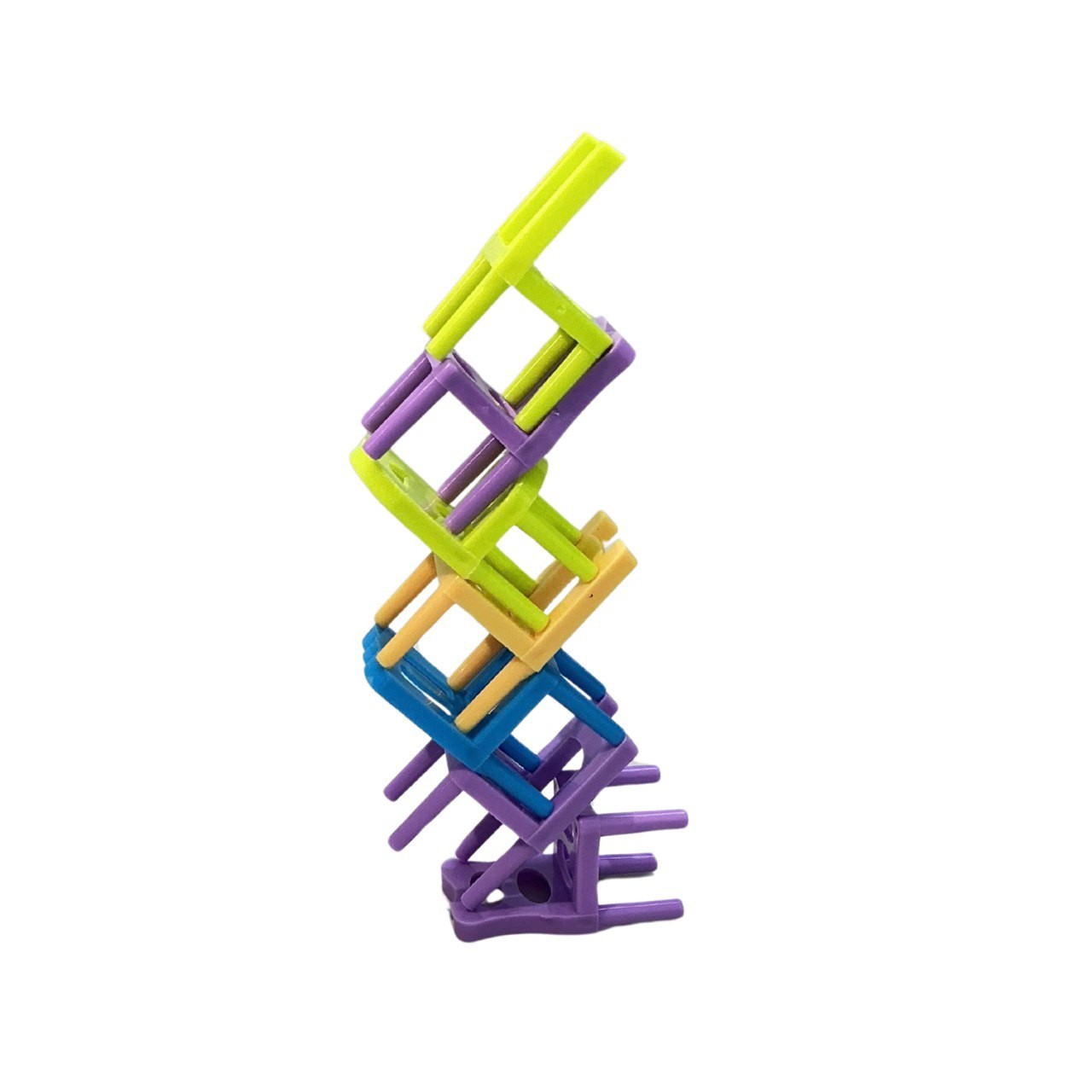 JOYIT Chair Stack Game Balancing Chairs Toy Fine Skill Puzzle Game Kids 20pcs