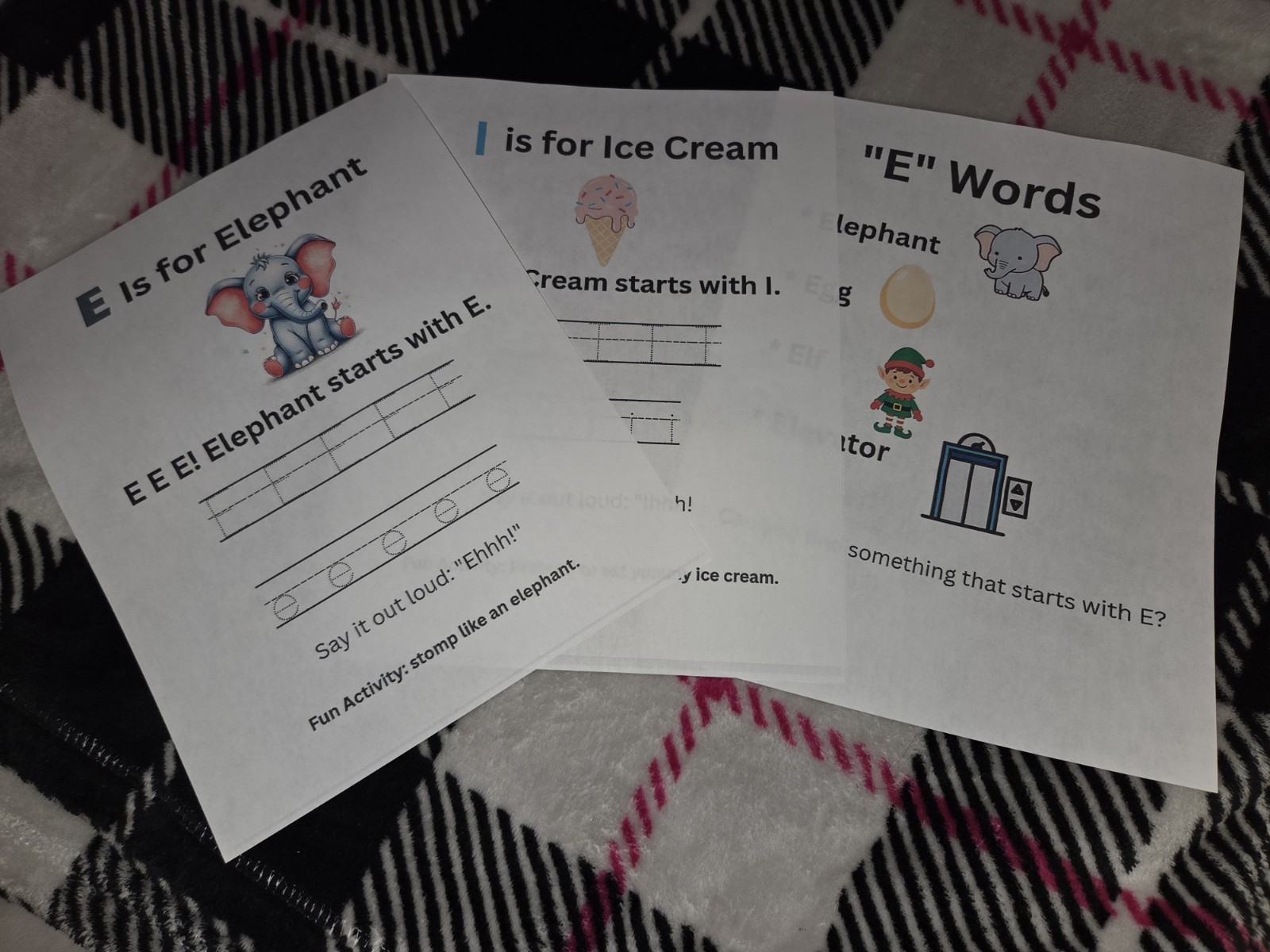 DIGITAL CONTENT- My First Vowels Worksheets Digital Printable Pages for Kids,