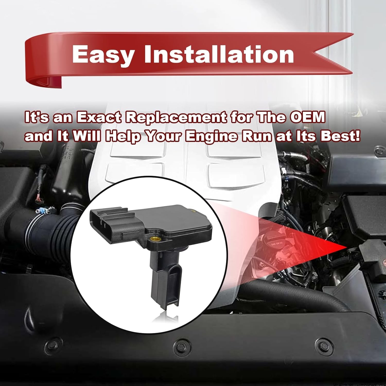 22204-0C010 Mass Air Flow Sensor MAF Sensor Compatible with Toyota 1998-2000