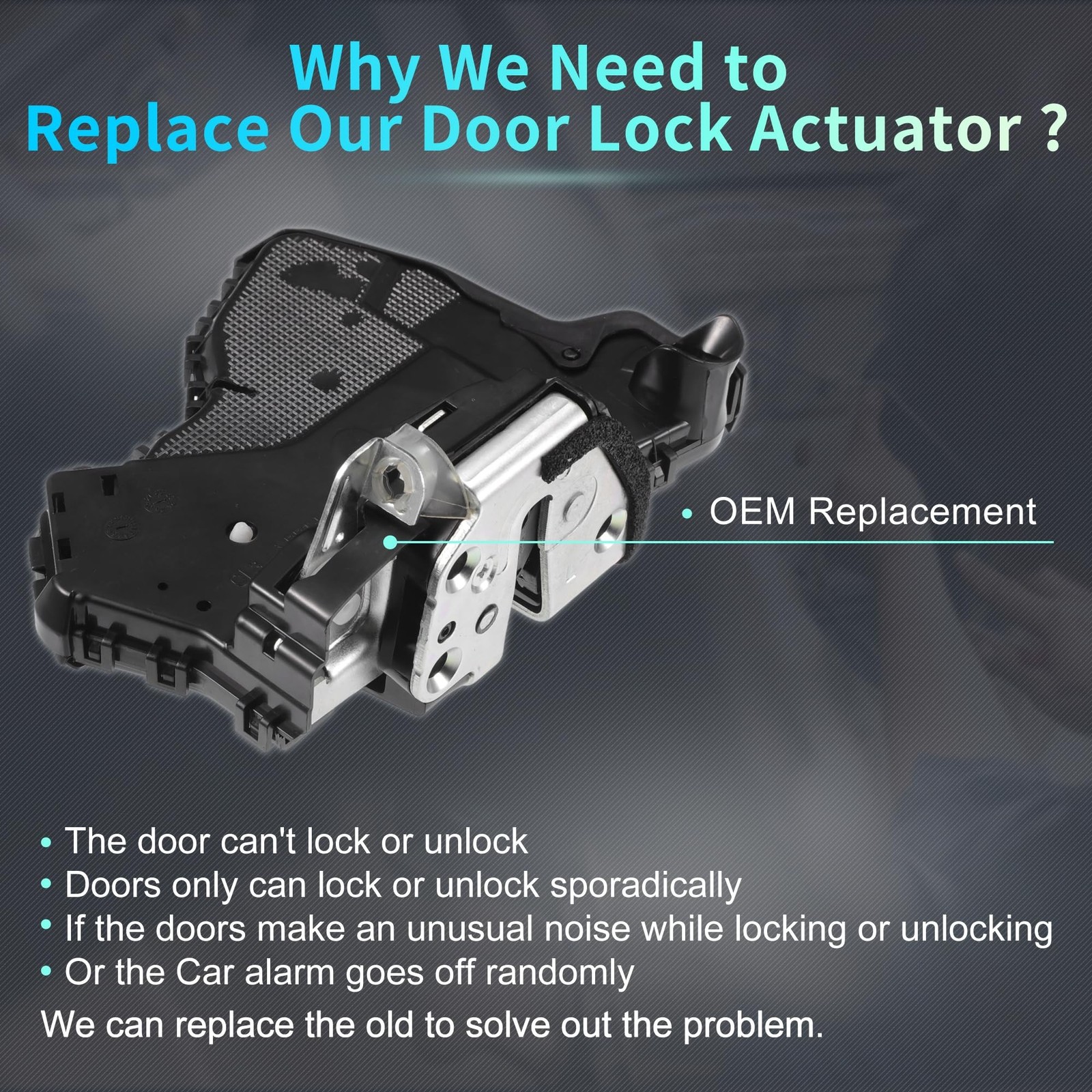 X AUTOHAUX Replacement Front Left Driver Side Power Door Lock Actuator Motor …