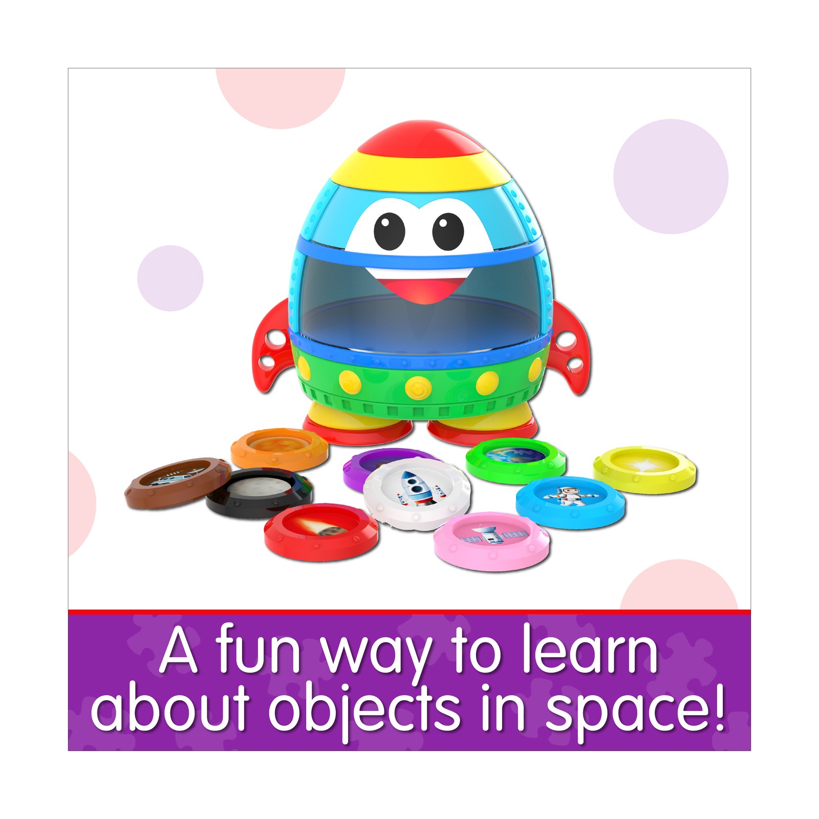 New – The Learning Journey Learn with Me – Rocket – Ages 2-5 | 1+ players
