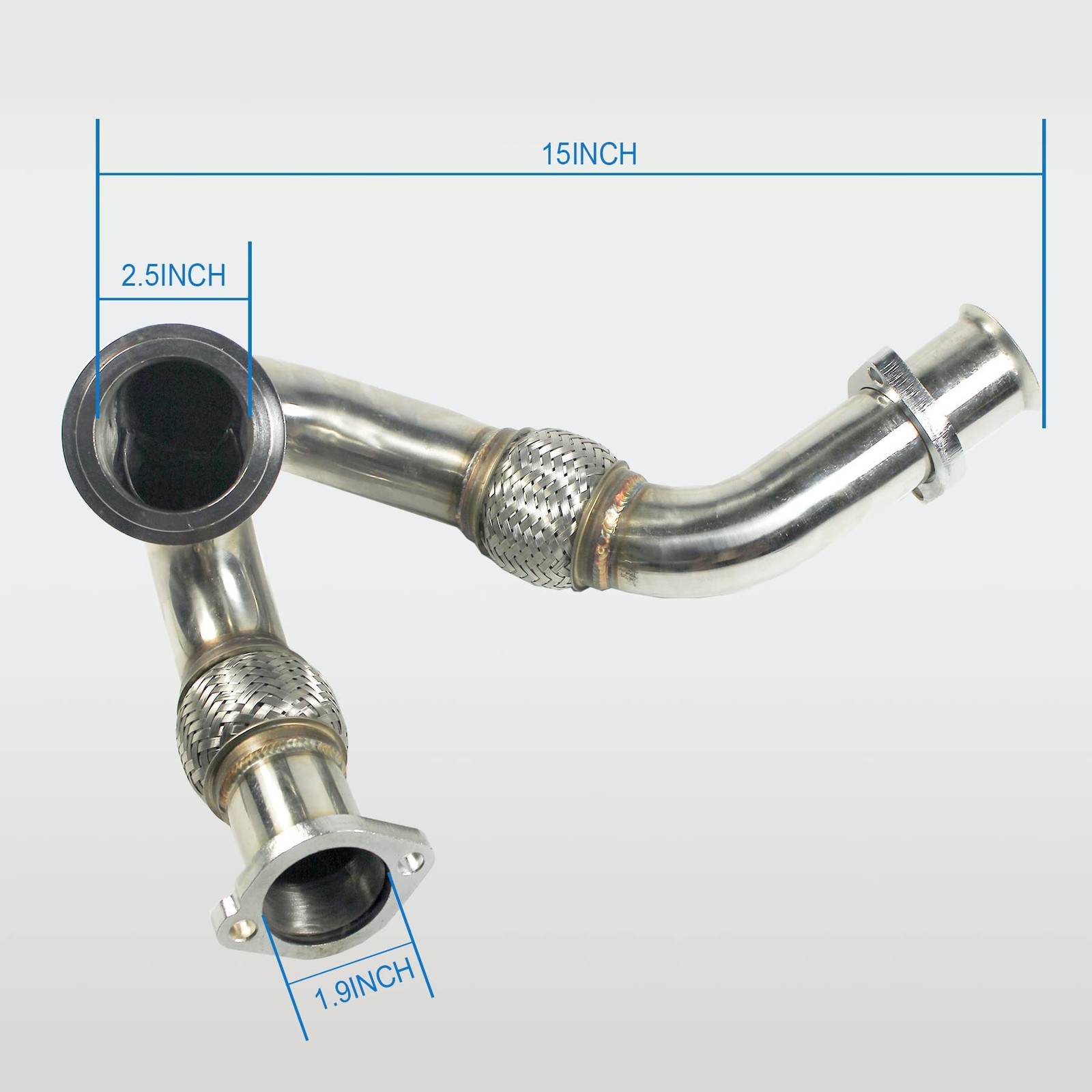 JDMSPEED New Turbocharger Y-Pipe Up Pipe Kit With Gasket Replacement For Ford…