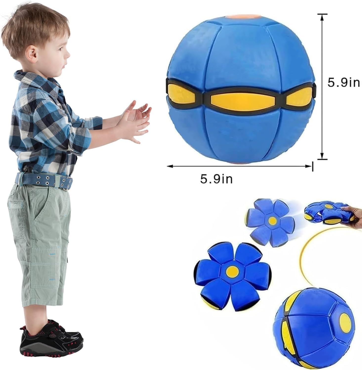 Children’s Bouncing Ball-Magic Meta Ball Flying Saucer-Parent-Child Interaction