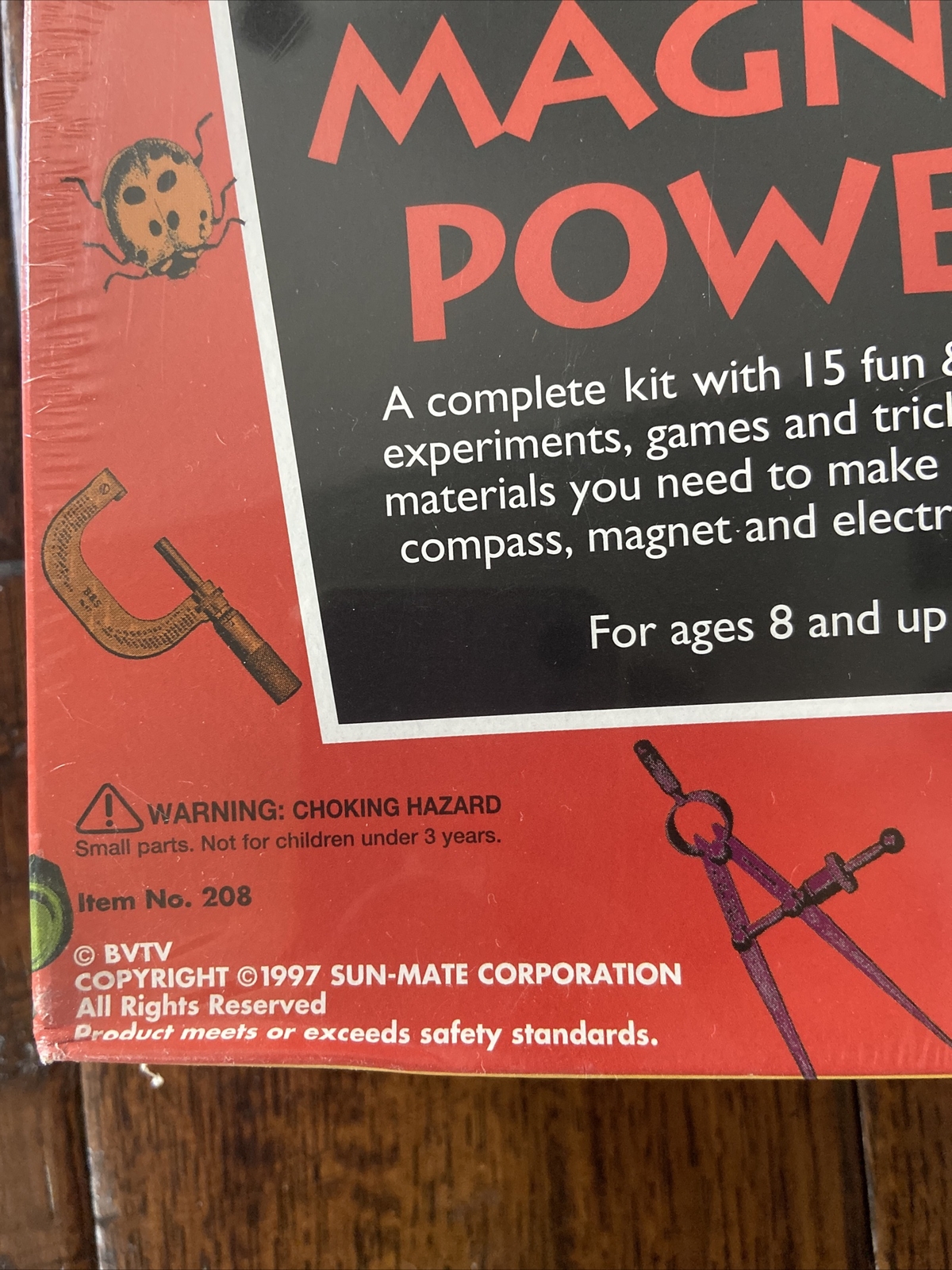Vintage Disney Presents Bill Nye Learn About Magnet Power Experiment Kit NEW