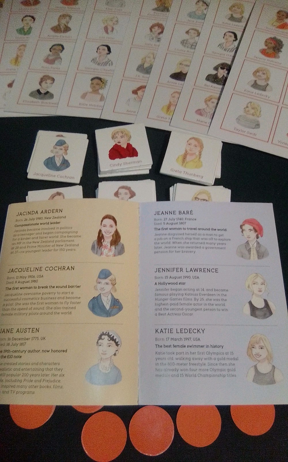 Games For Women_Wonder Women A Bingo About Women In History_5 Missing OrngPieces
